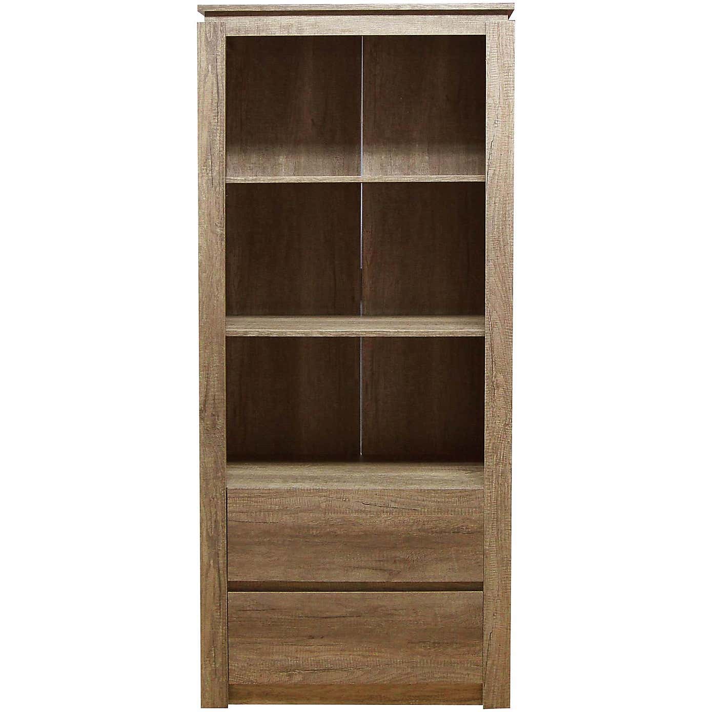 Canyon Oak Bookcase