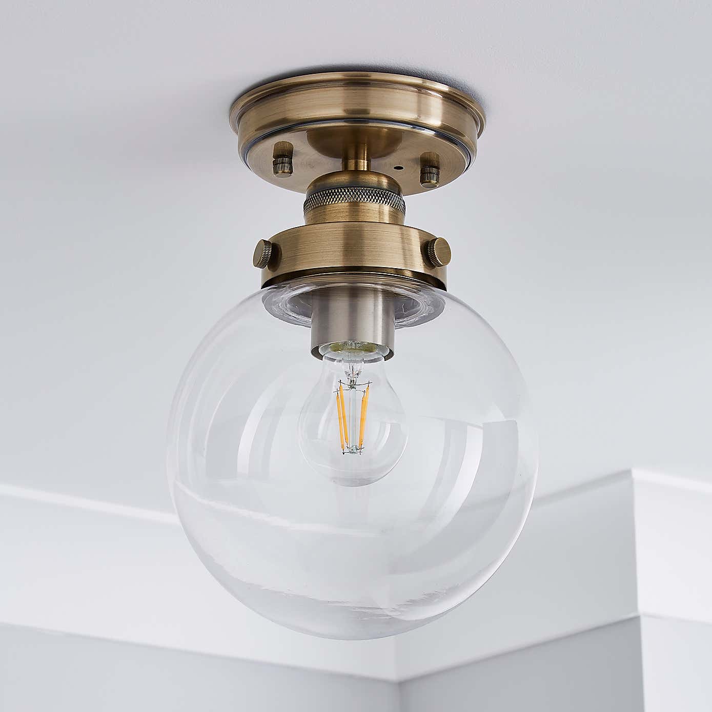 Broden Bathroom Flush Ceiling Light