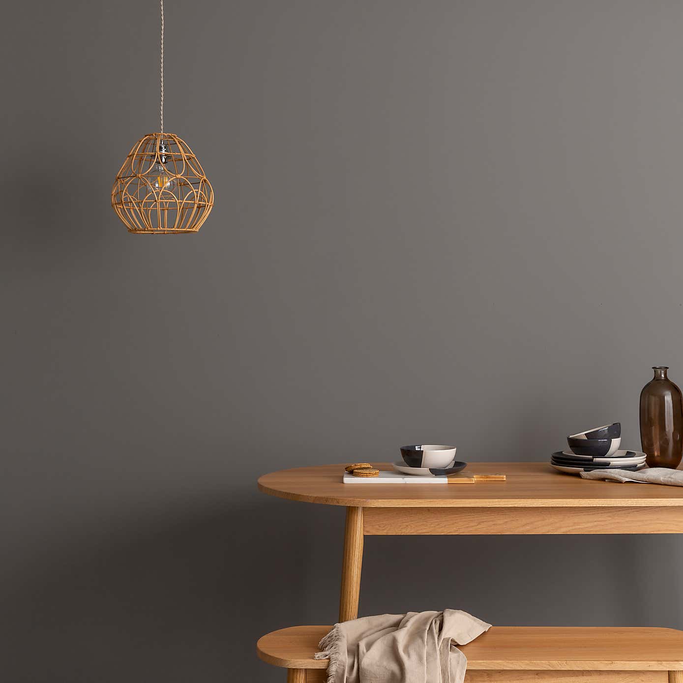 Dunelm Steeple Grey Eggshell Emulsion Paint