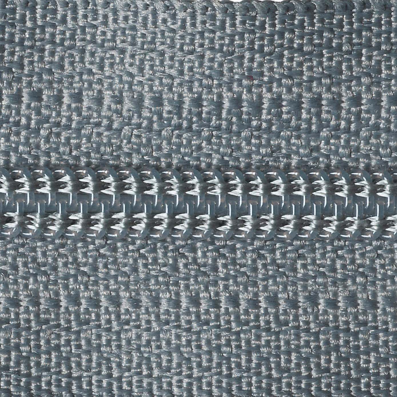 Grey Nylon Zip