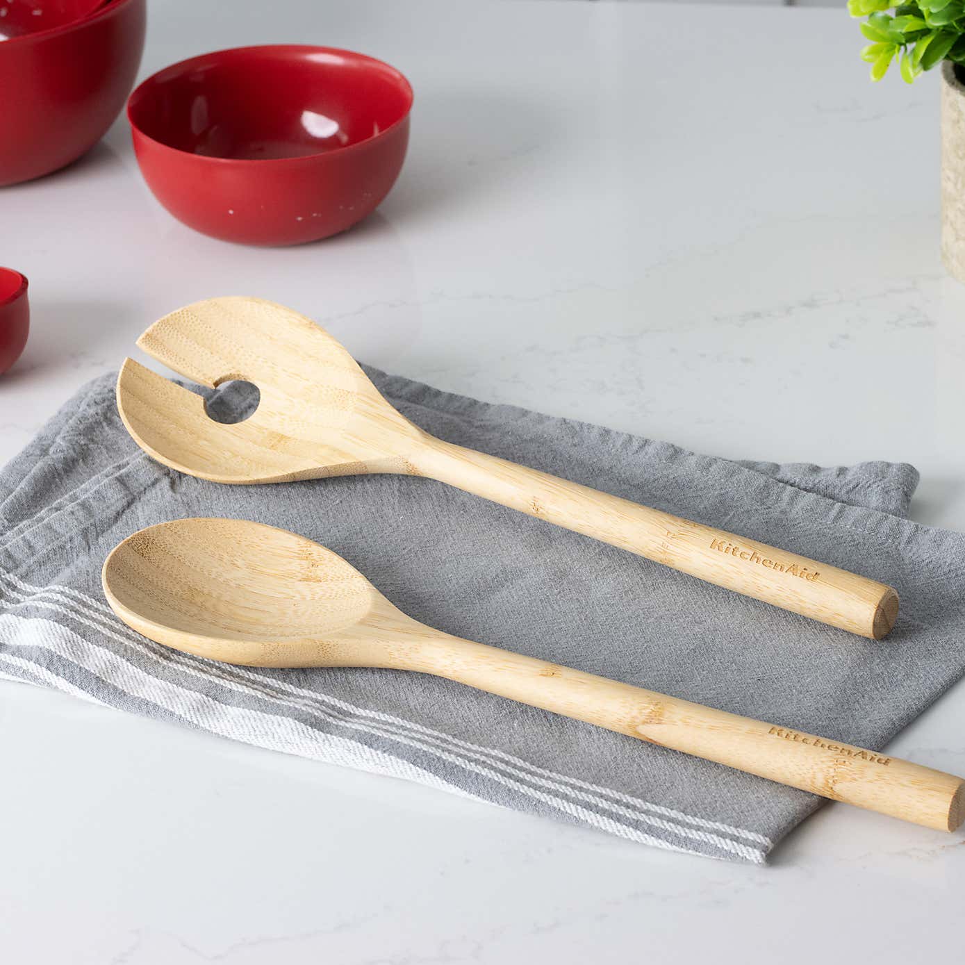 KitchenAid Bamboo Salad Servers