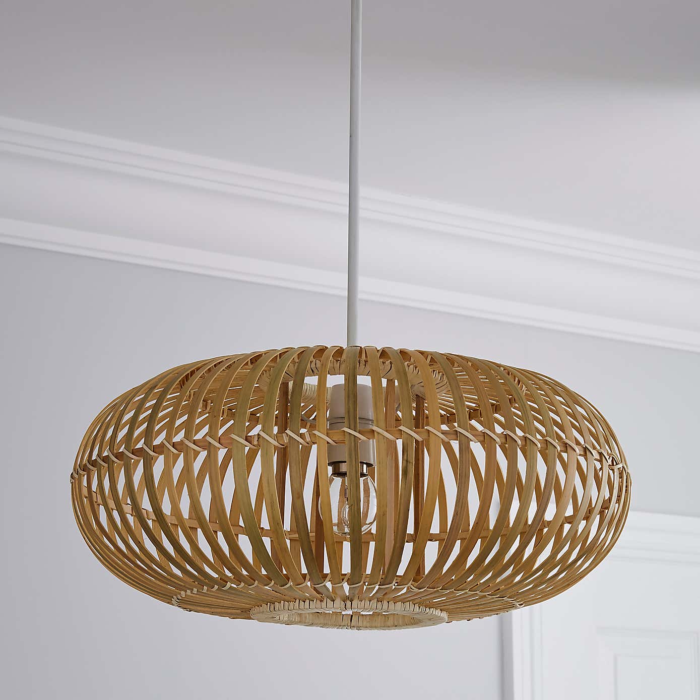 Abrielle Bamboo Easy Fit Pendant Shade