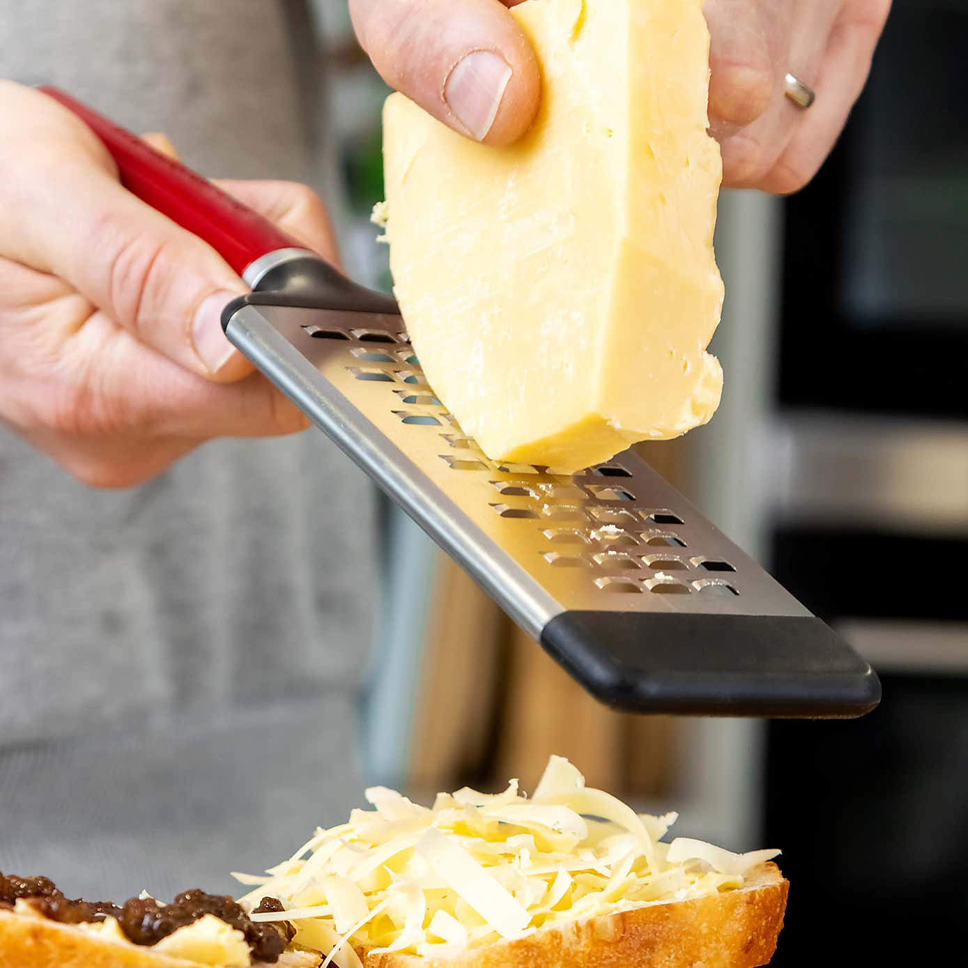 KitchenAid Etched Stainless Steel Two Way Small Cheese Grater