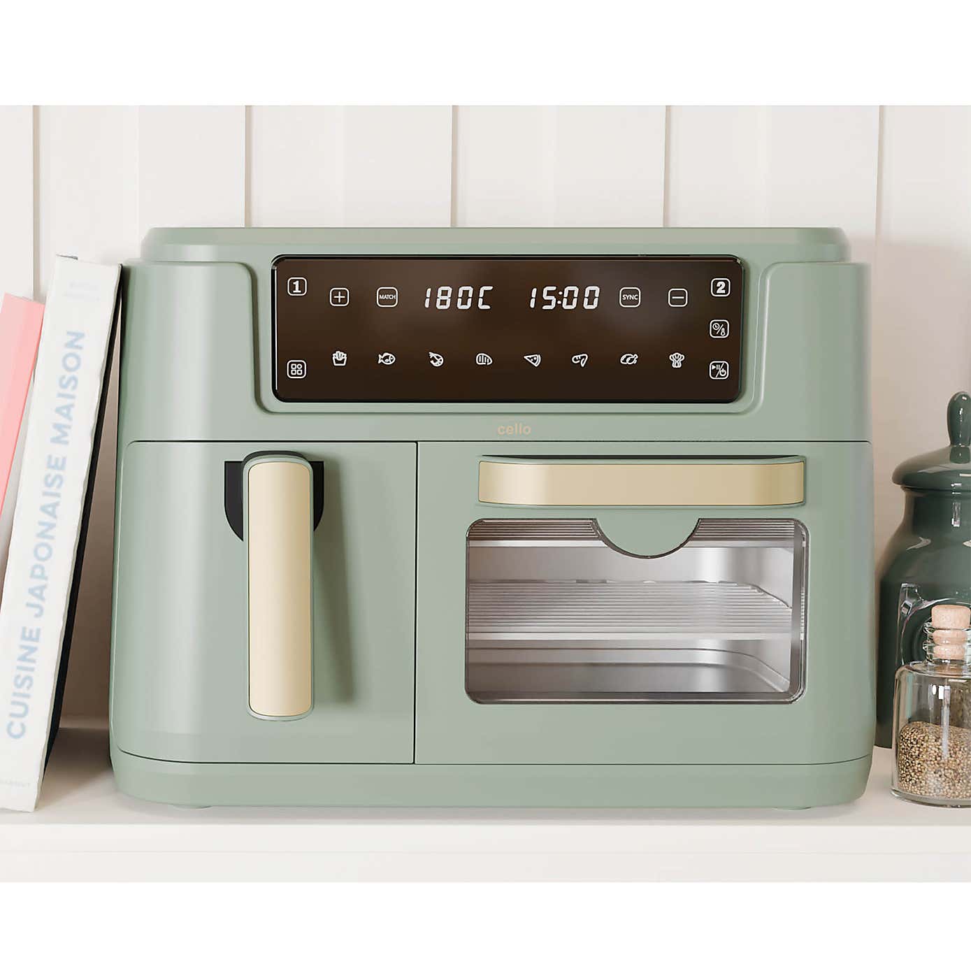 Cello Dual Zone Air Fryer Home Oven