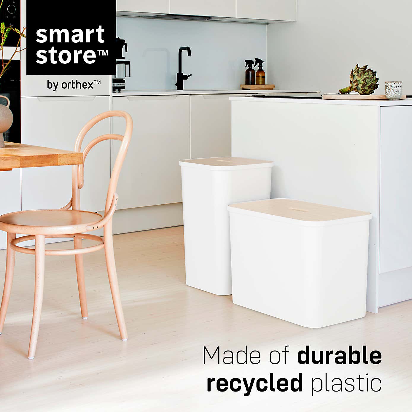 SmartStore Collect Recycling Solution 76L, White