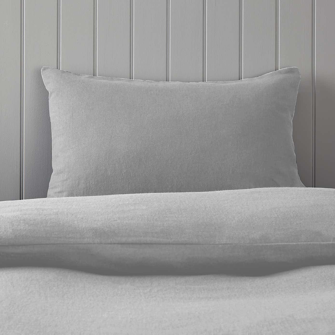Soft & Cosy Brushed Cotton Standard Pillowcase Pair