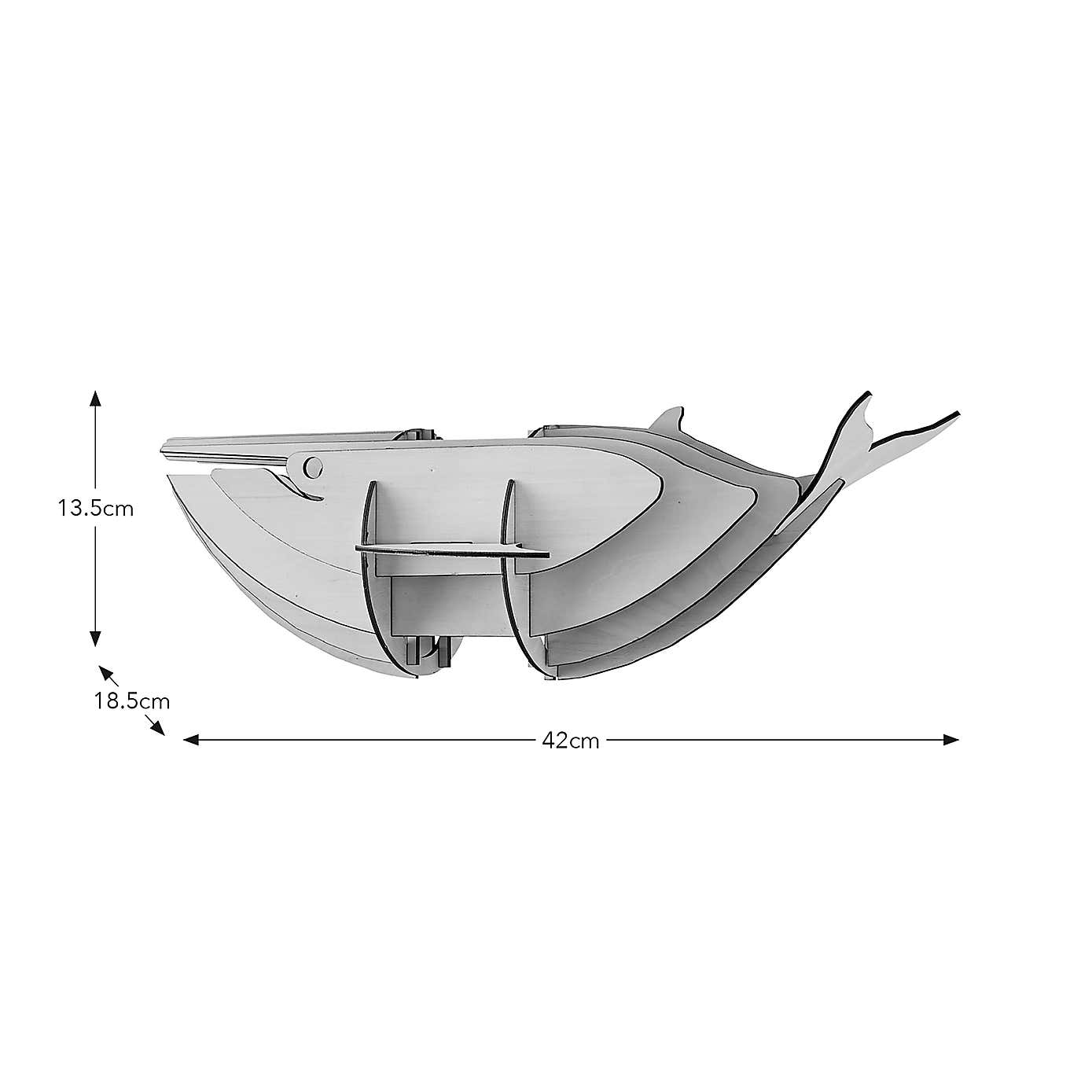 Whale Paint Your Own Easy Fit Pendant Shade