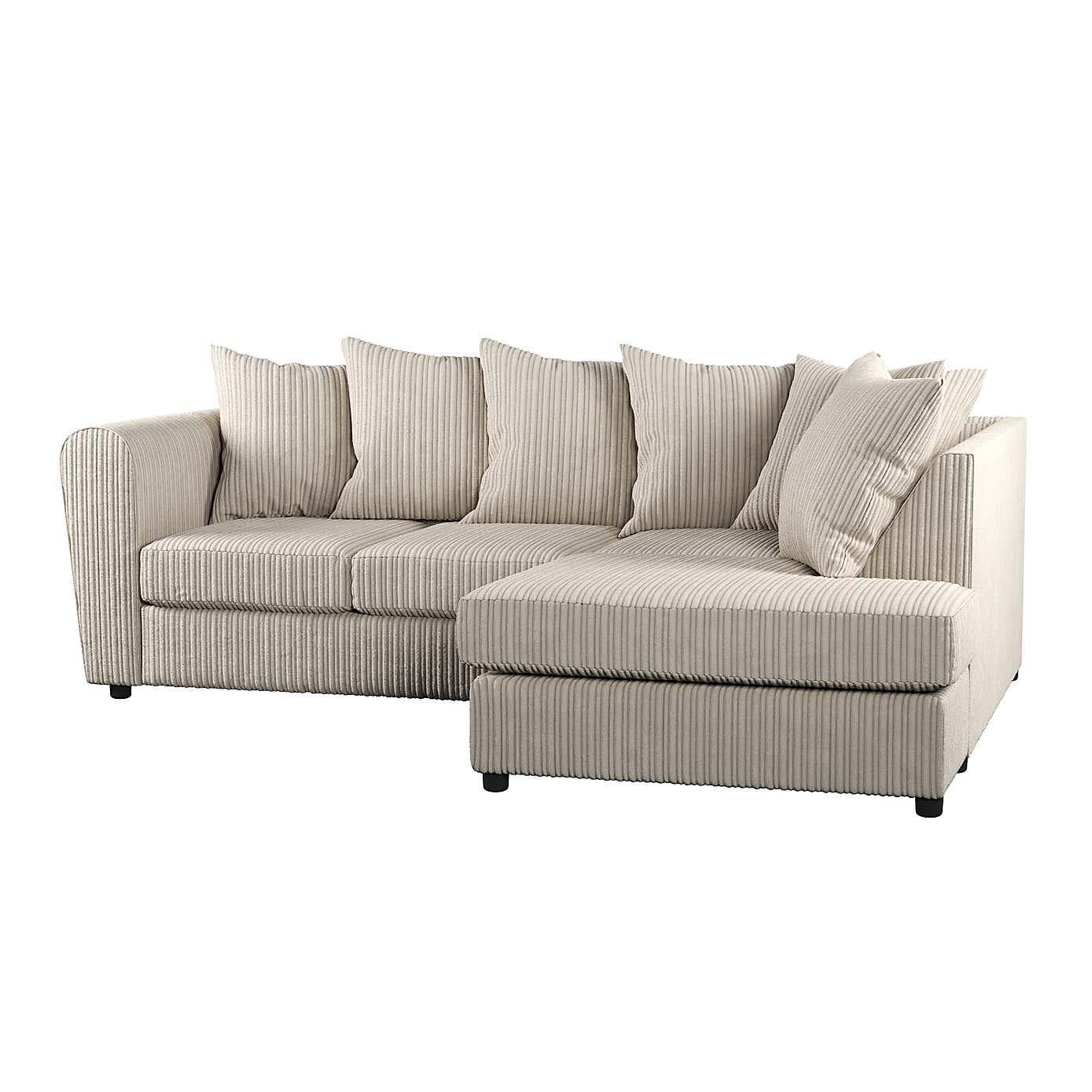 Blake Jumbo Cord Right Hand Corner Sofa