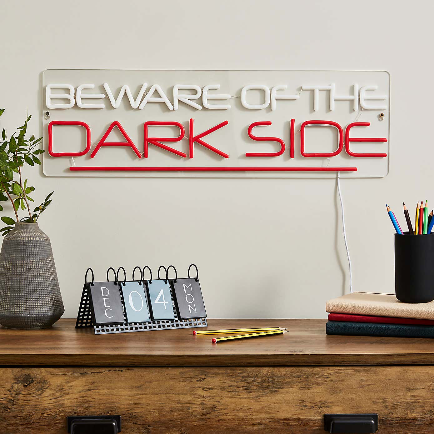 Disney Star Wars Beware of the Dark Side Neon Sign