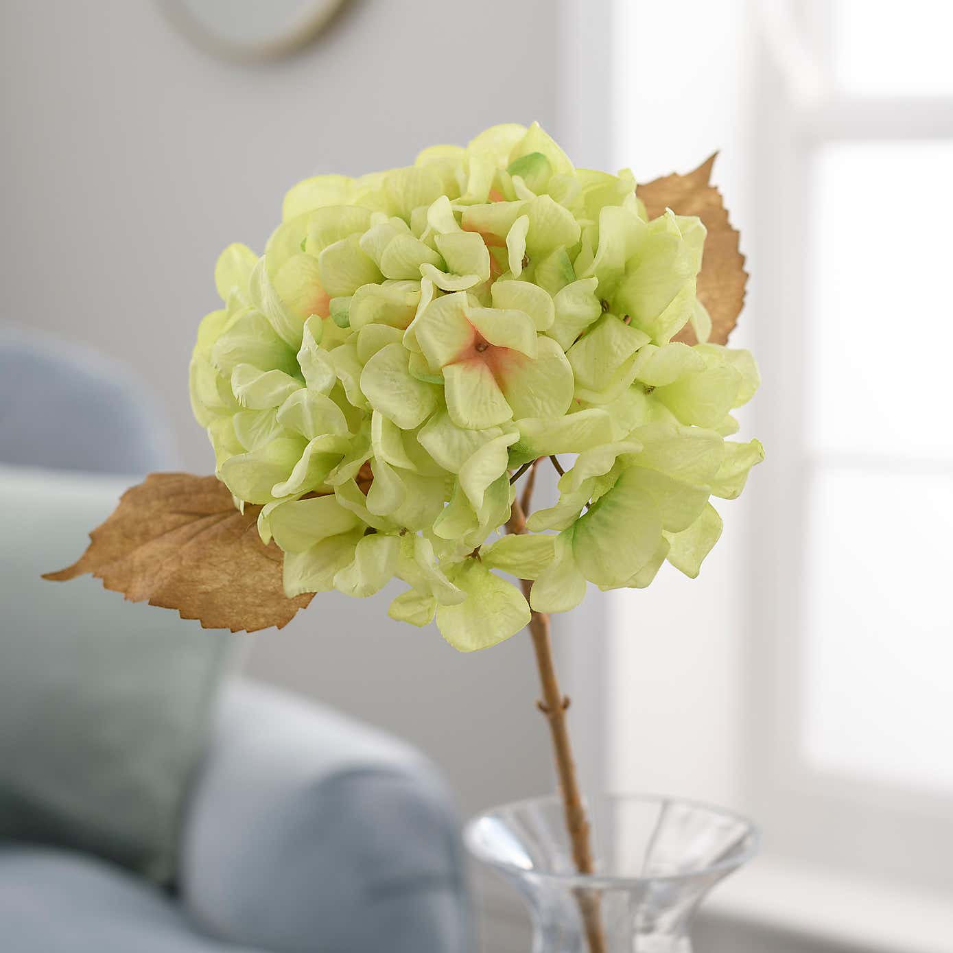 Artificial Dried Hydrangea Stem