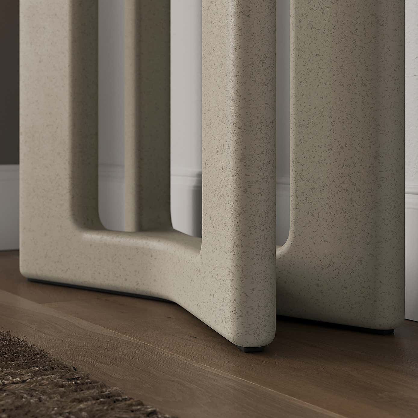 Rue Console Table, Concrete