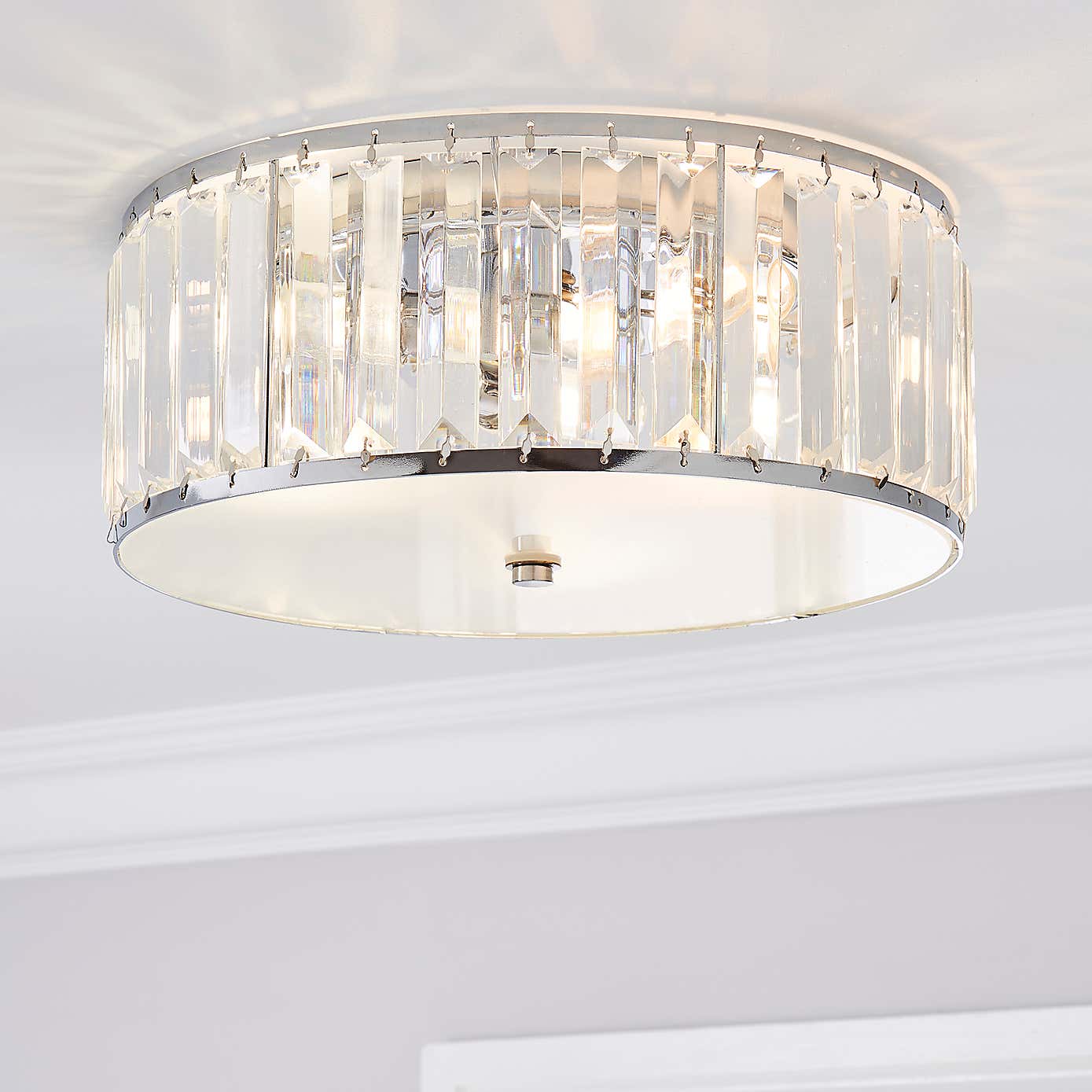 Tropez Bathroom Flush Chandelier