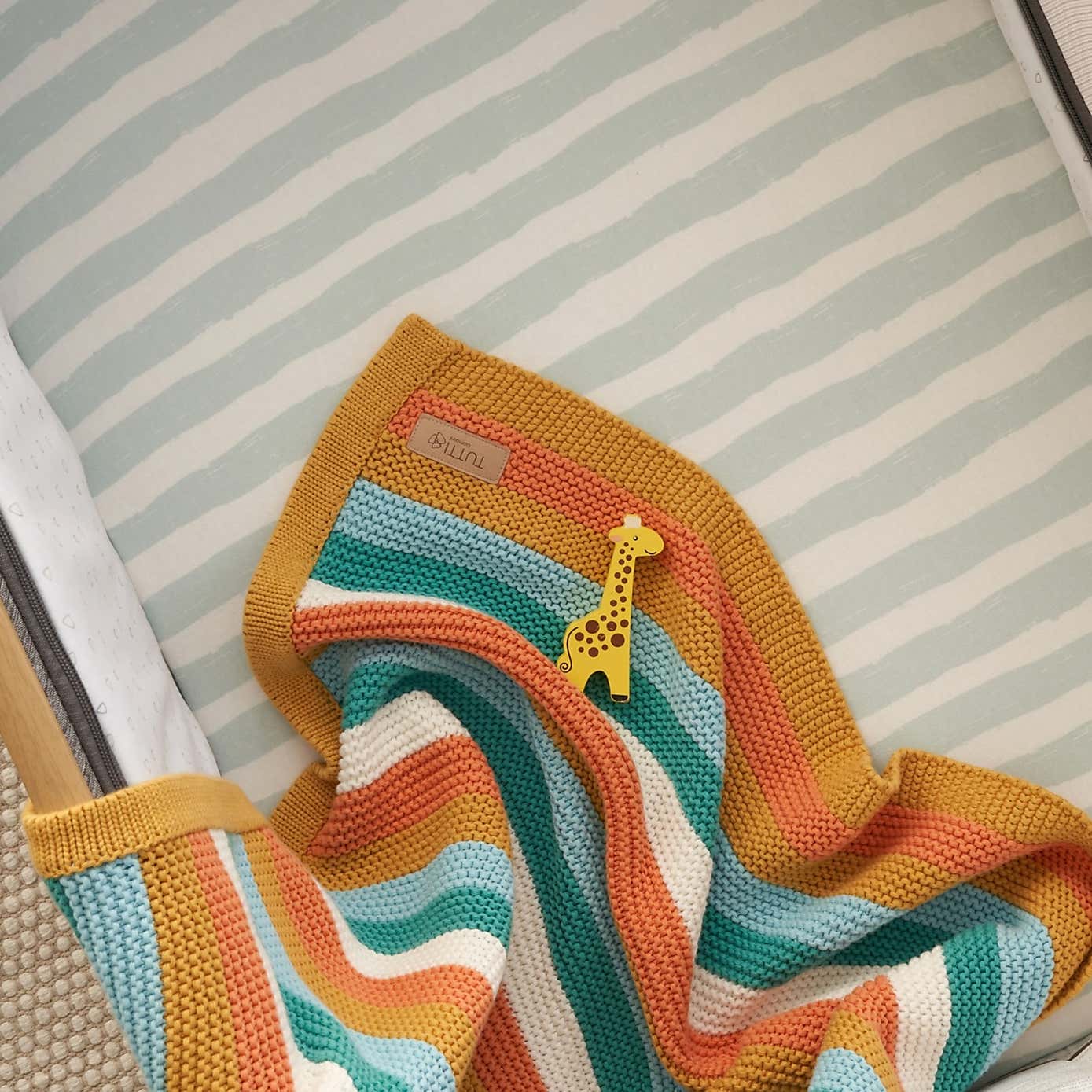 Tutti Bambini Chunky Knitted Baby Blanket