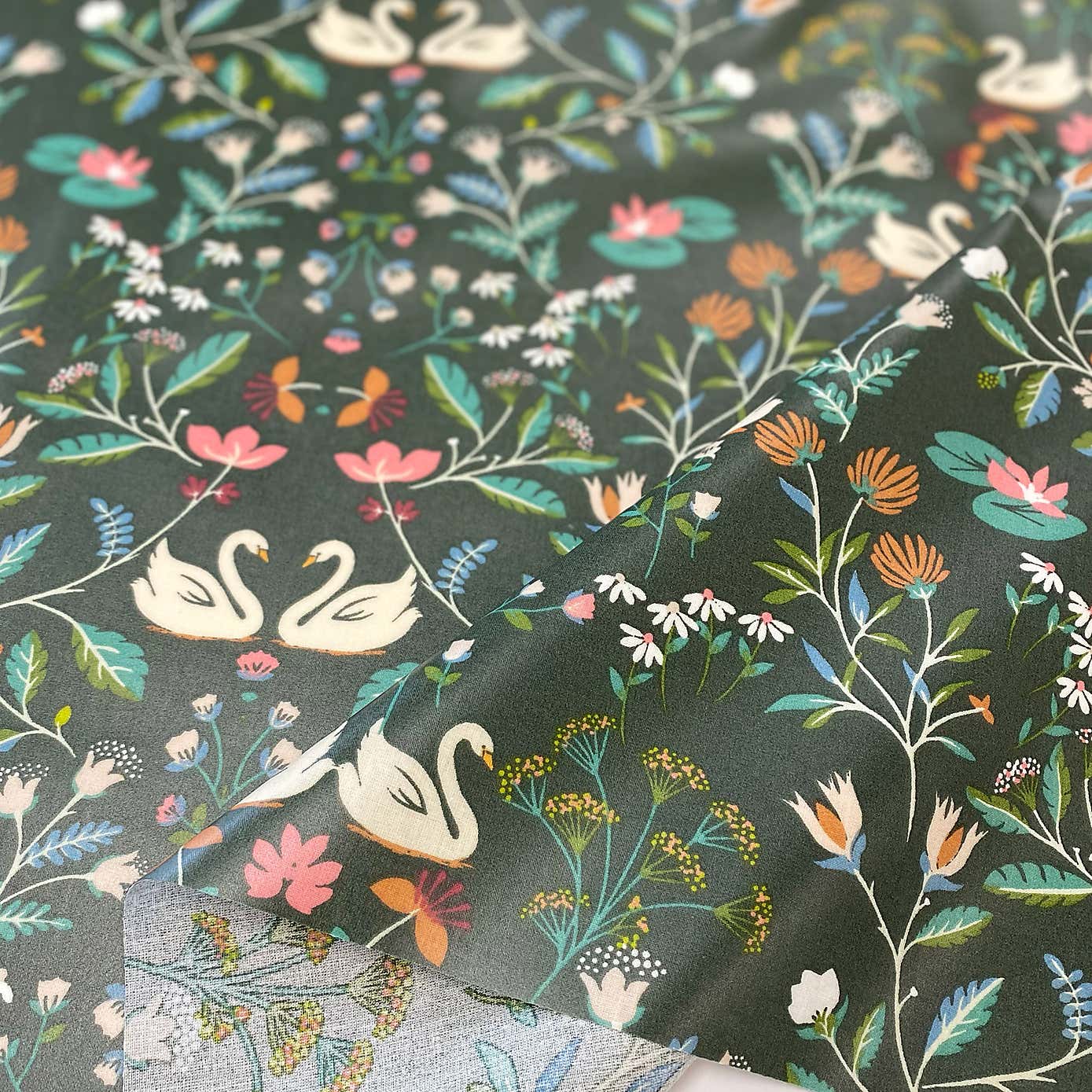 Swan Garden Green PVC