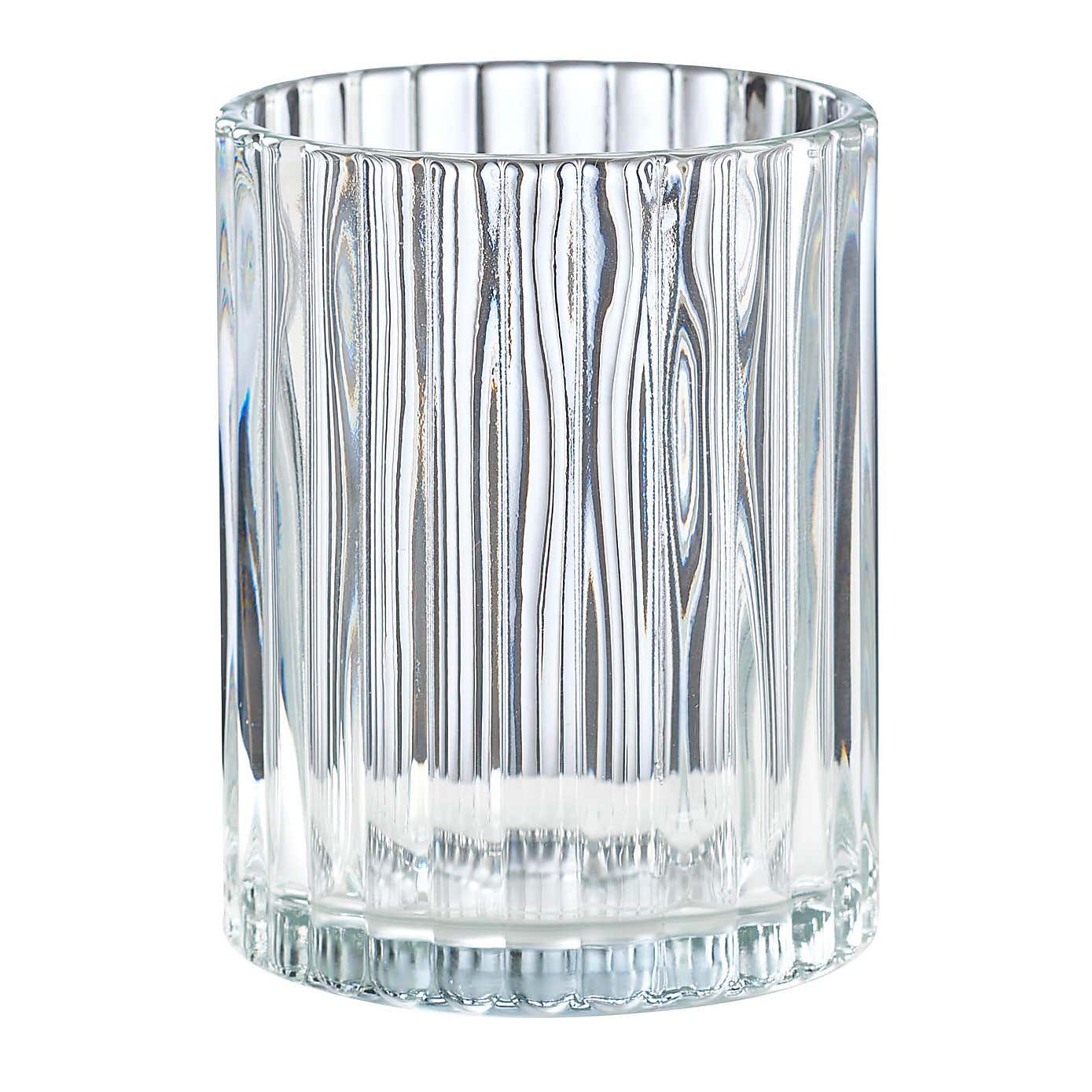 London Ribbed Glass Tumbler