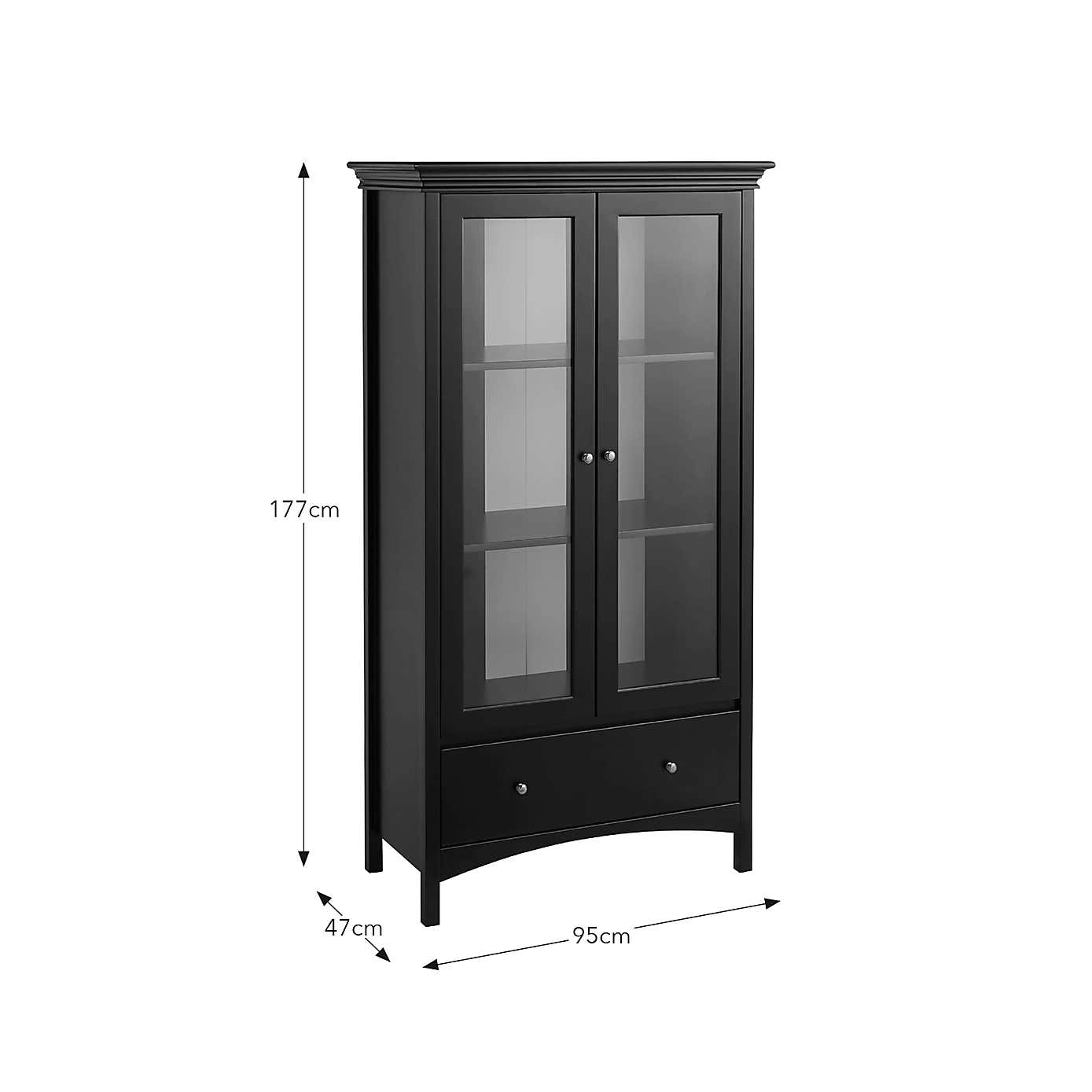 Beatrice Striped Tall Cabinet