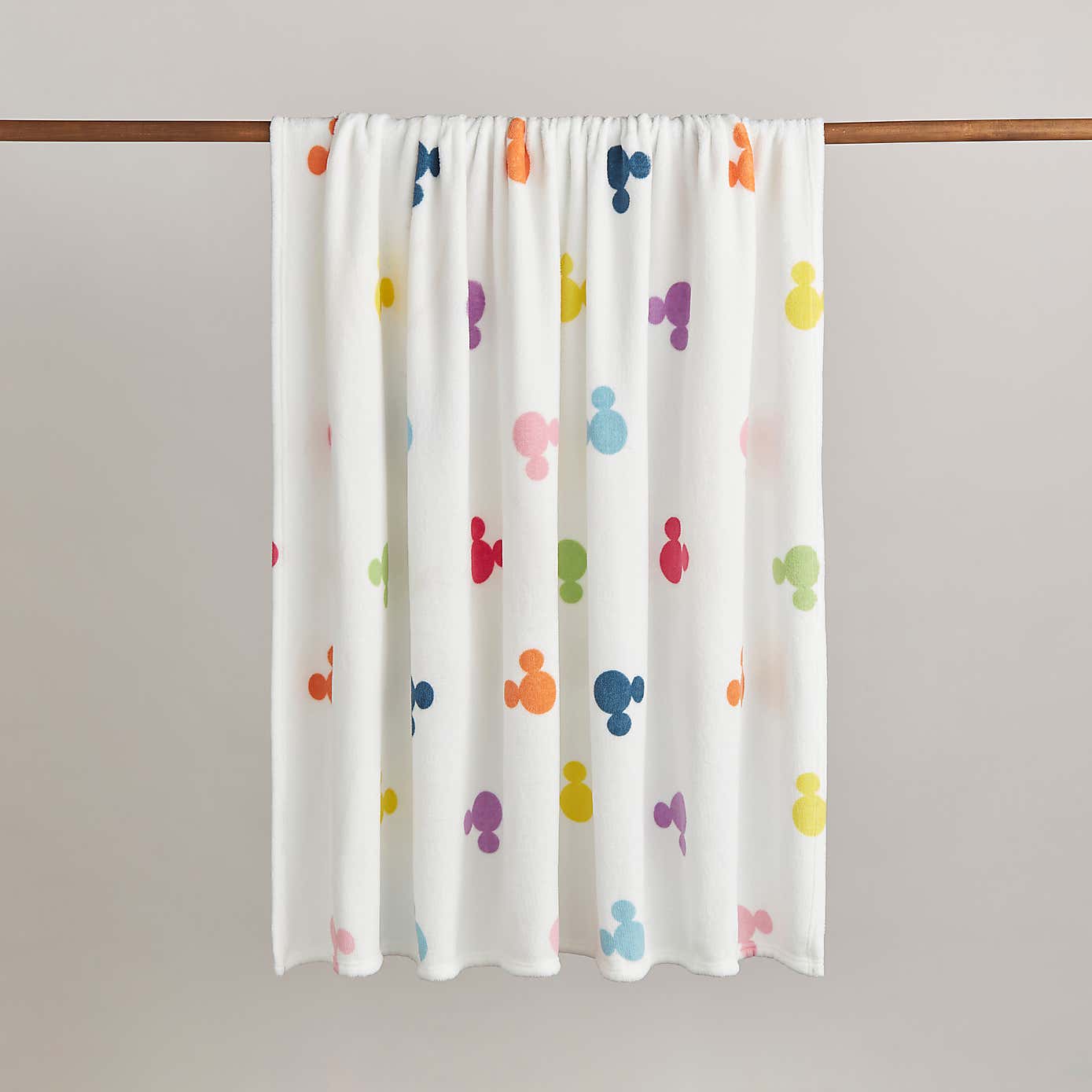 Disney Mickey Mouse Rainbow Fleece Blanket