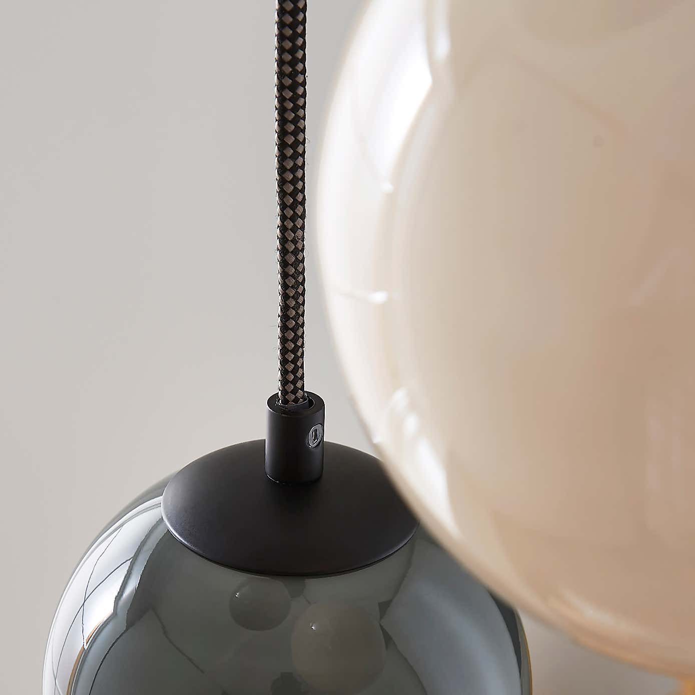 Eli Ribbed 3 Light Adjustable Cluster Ceiling Light