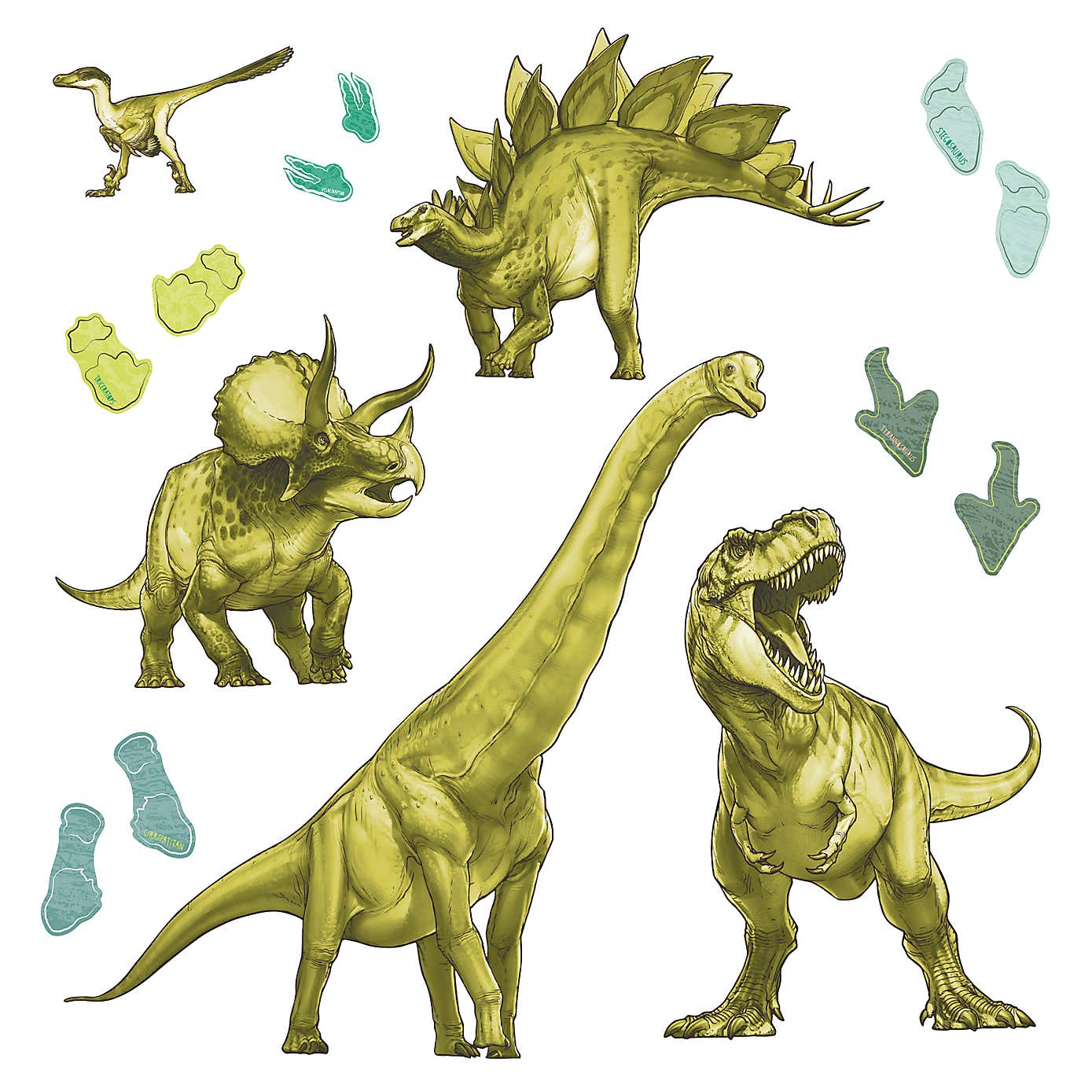 All About Dinosaurs Wall Stickers