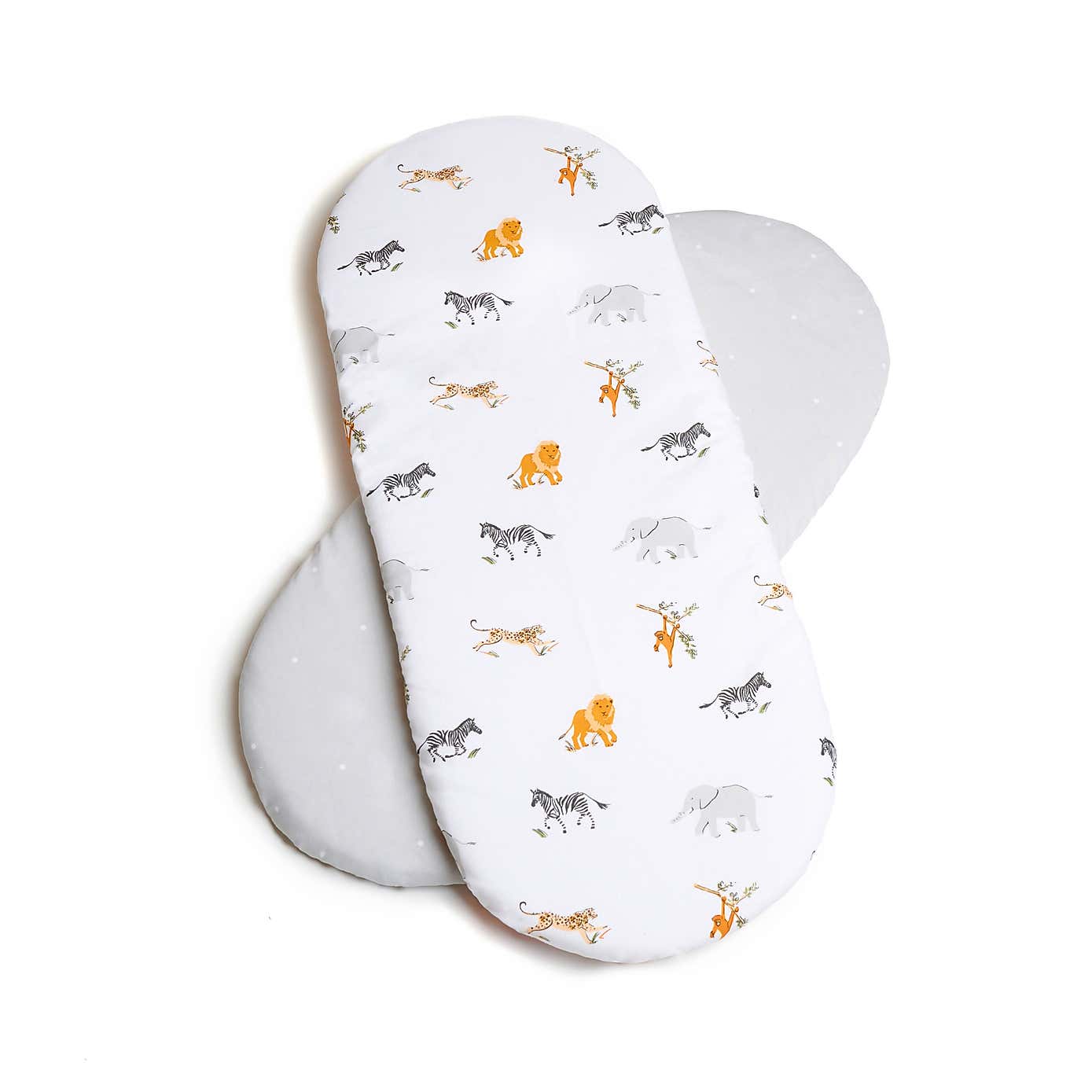 Clair de Lune Pack of 2 Jungle Dream Moses Basket Sheets