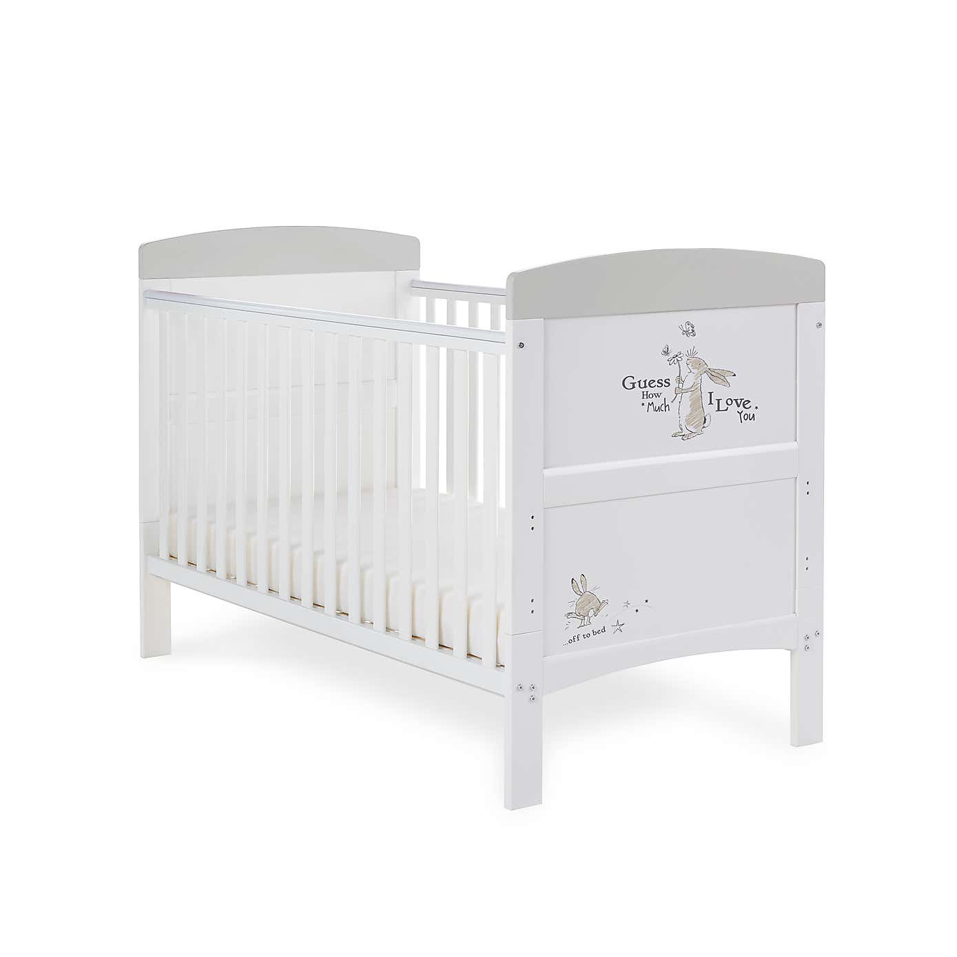 OBaby Grace Inspire Guess Scribble Cot Bed