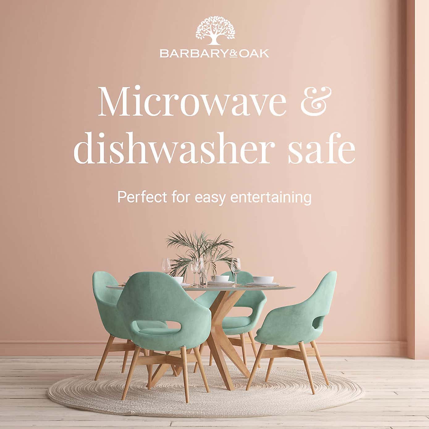 Barbary & Oak Oslo Stoneware 16 Piece Dinner Set