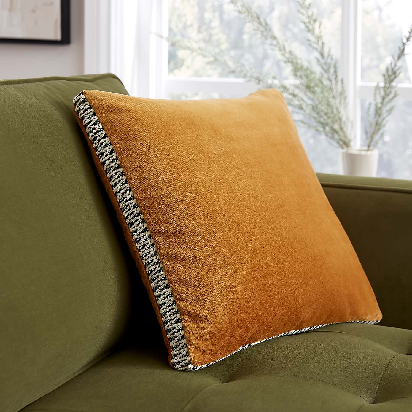 Square Taped Cushions