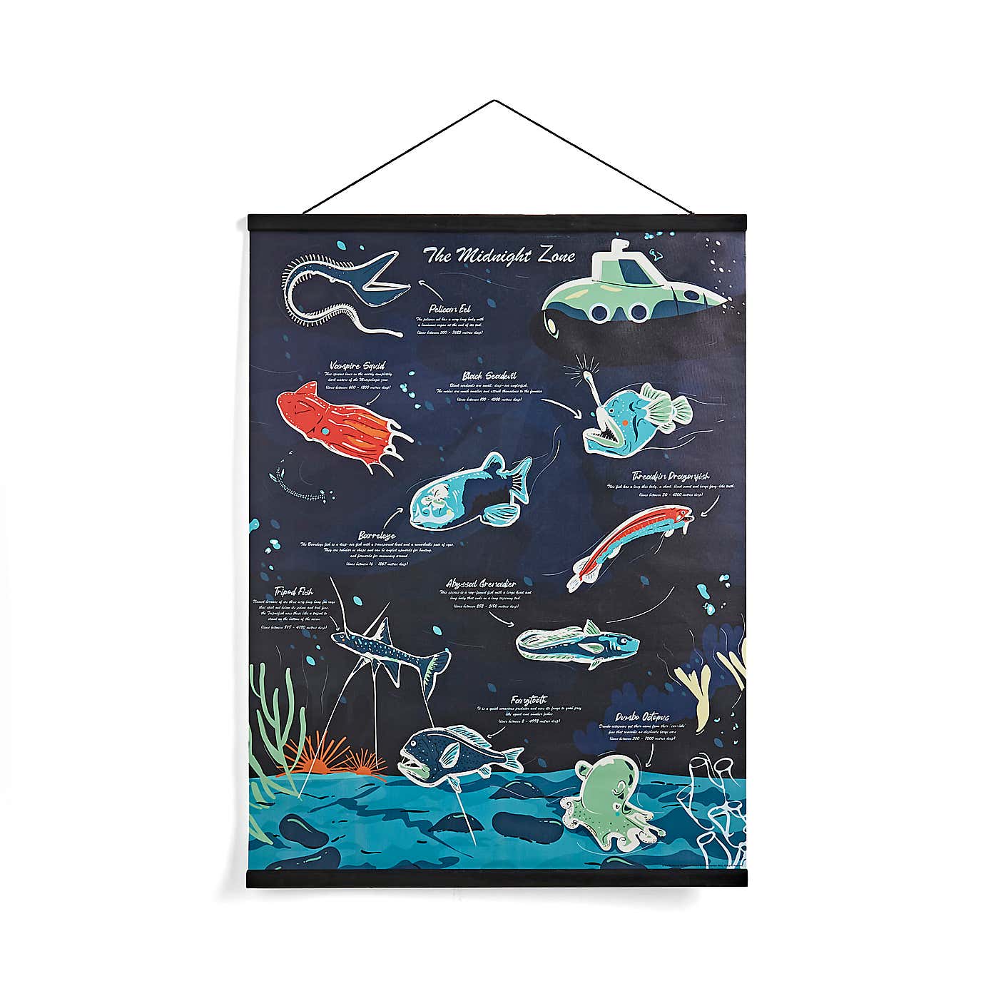 Kids Midnight Zone Hanging Mural 85cm x 62cm