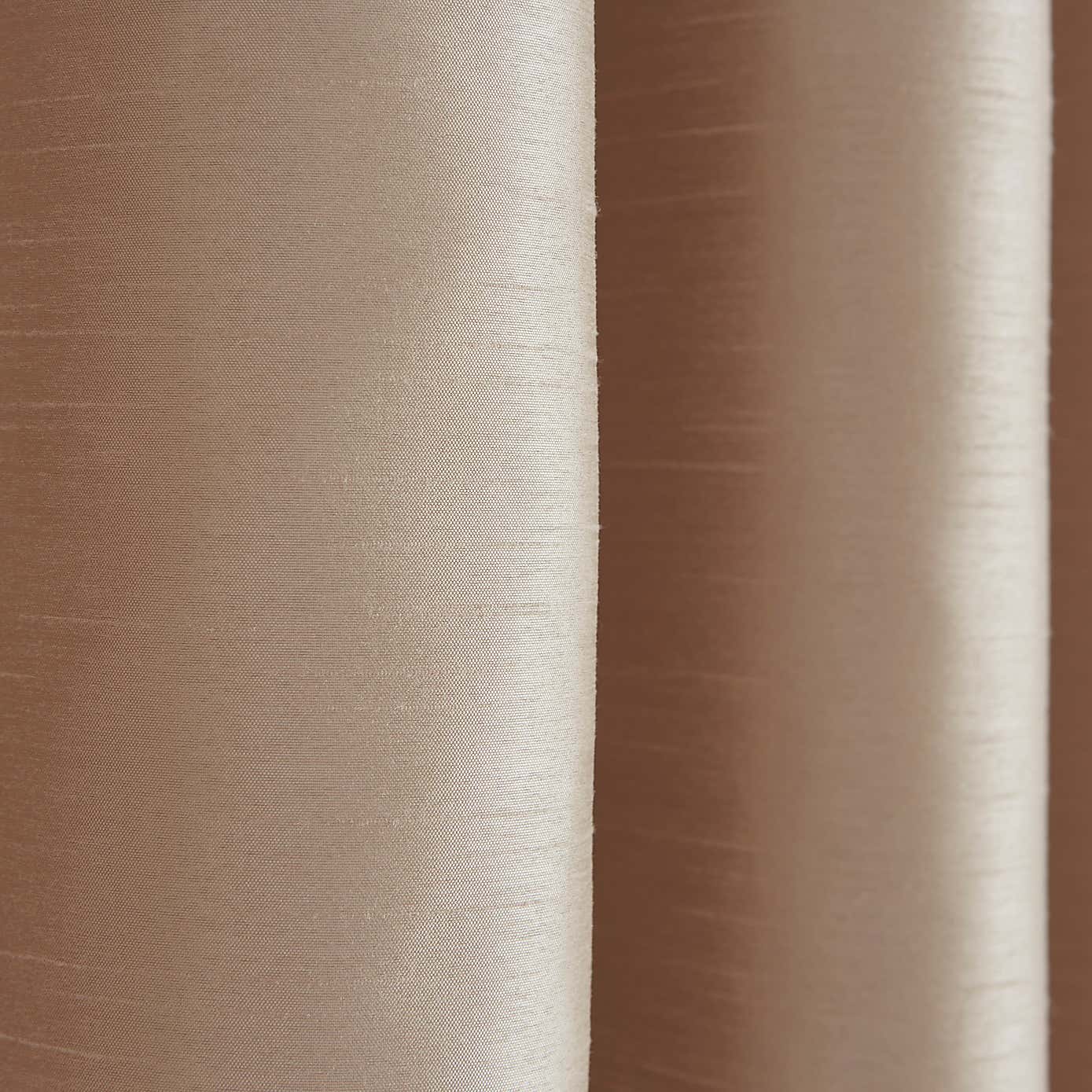 Novanna Faux Silk Blackout Eyelet Curtains