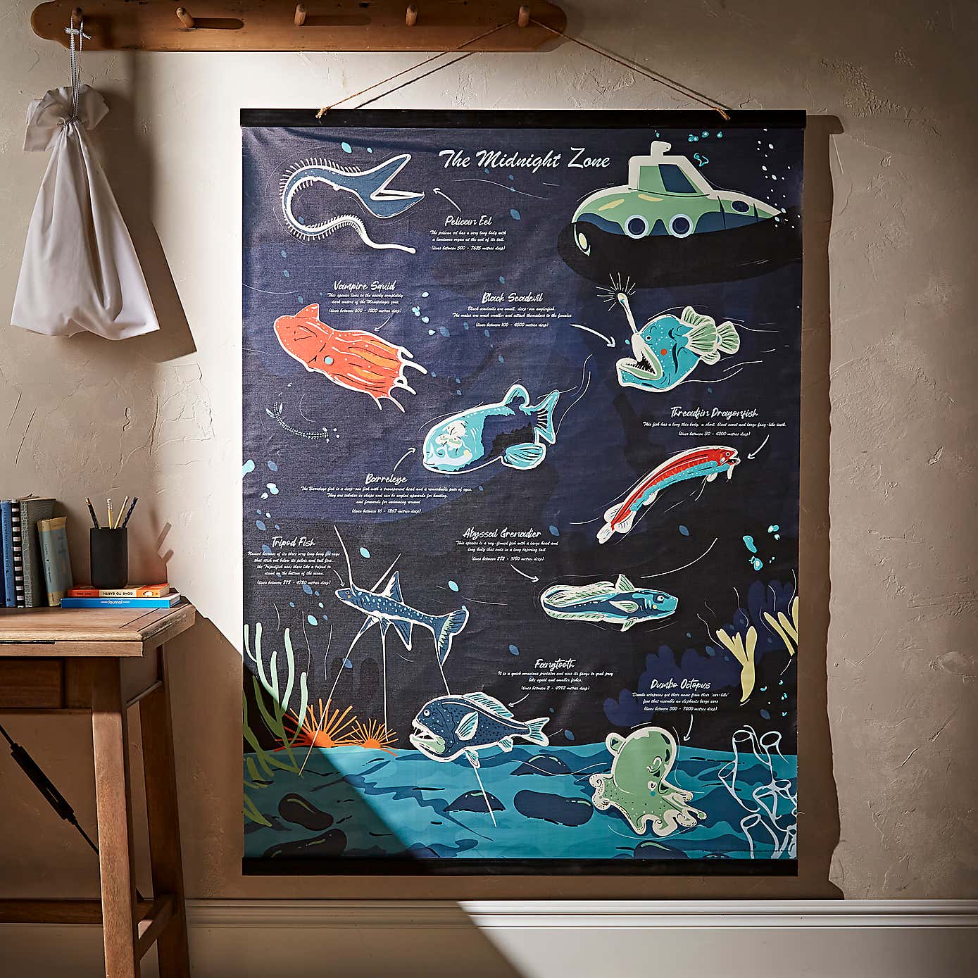 Kids Midnight Zone Hanging Mural 110cm x 150cm