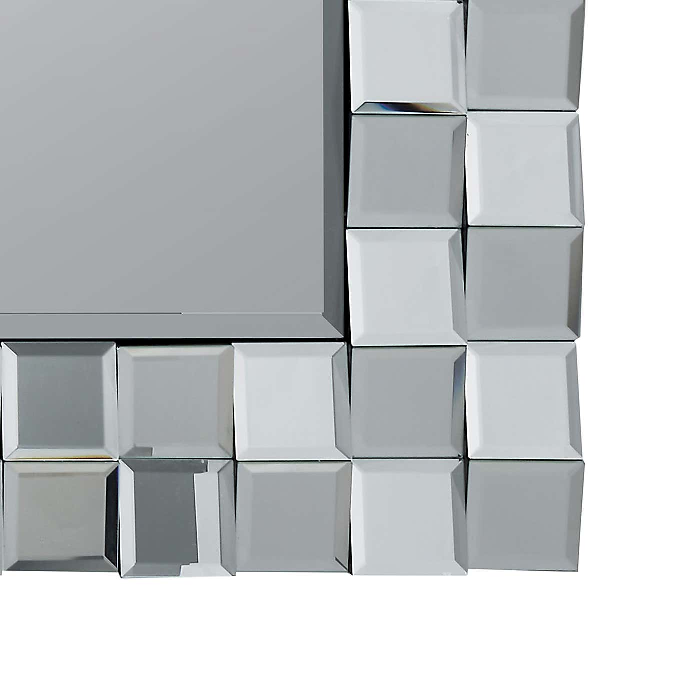 Mirrored Tile Square Wall Mirror