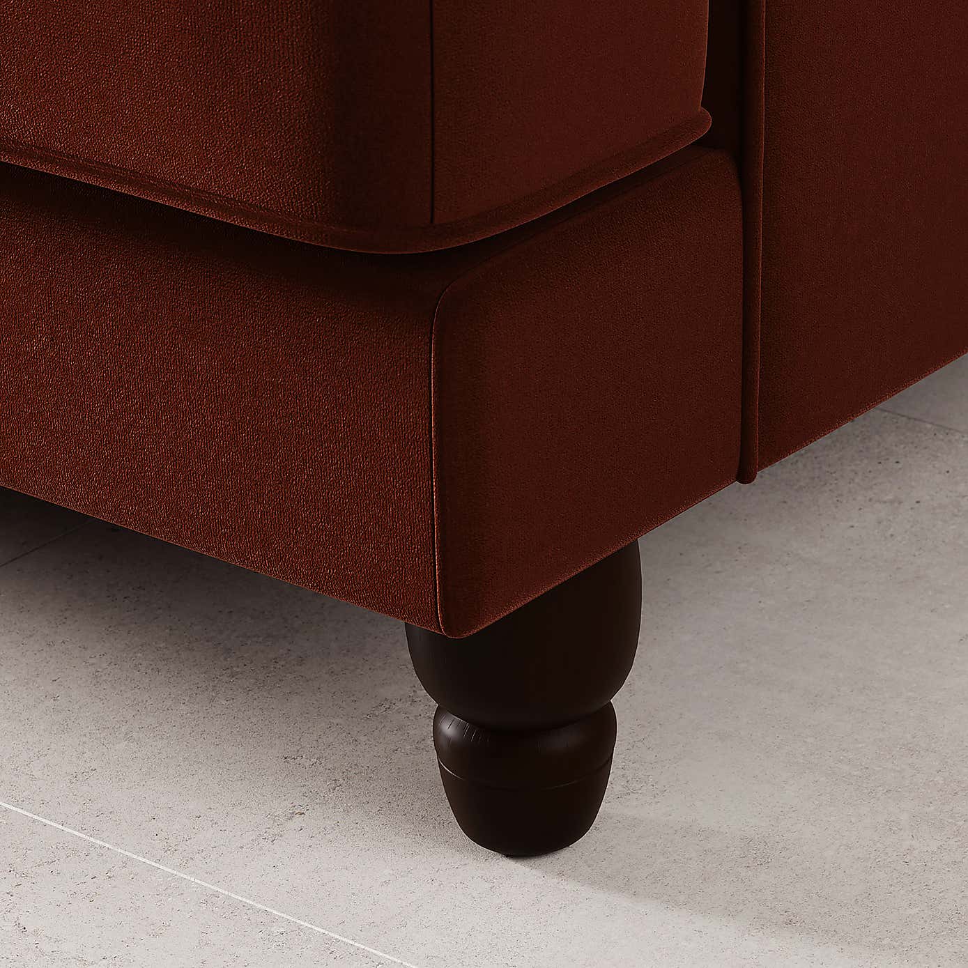 Beatrice Matte Velvet 4 Seater Corner Chaise Double Sofa Bed