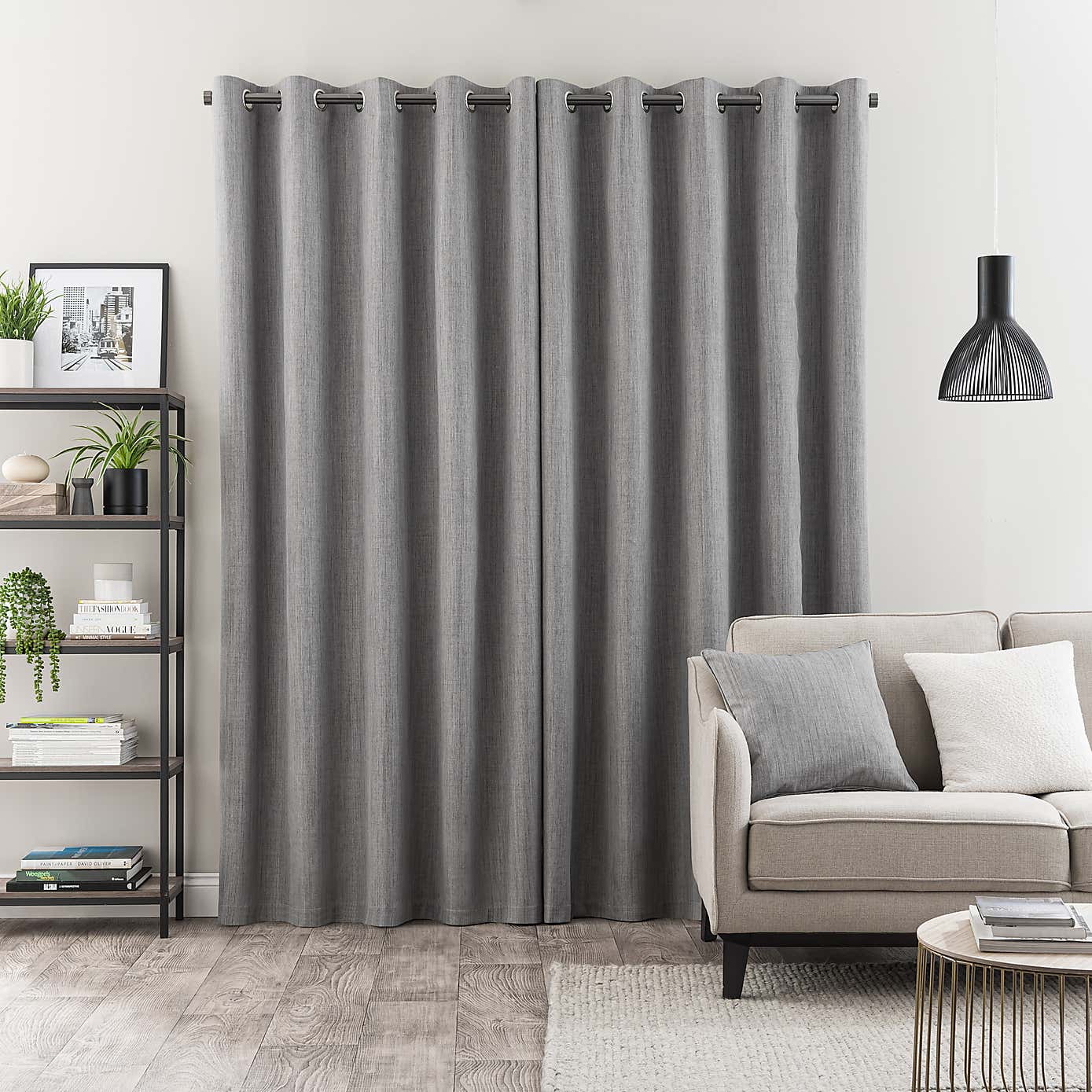 Solar Blackout Eyelet Curtains