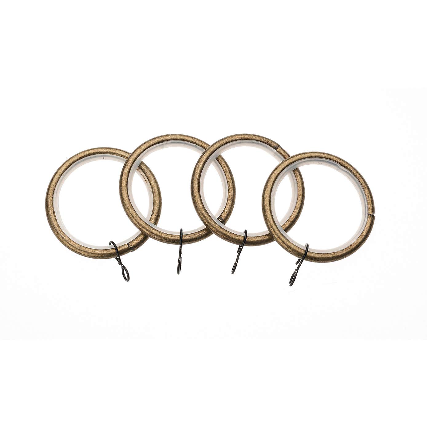 Universal Pack of 4 19mm Curtain Rings