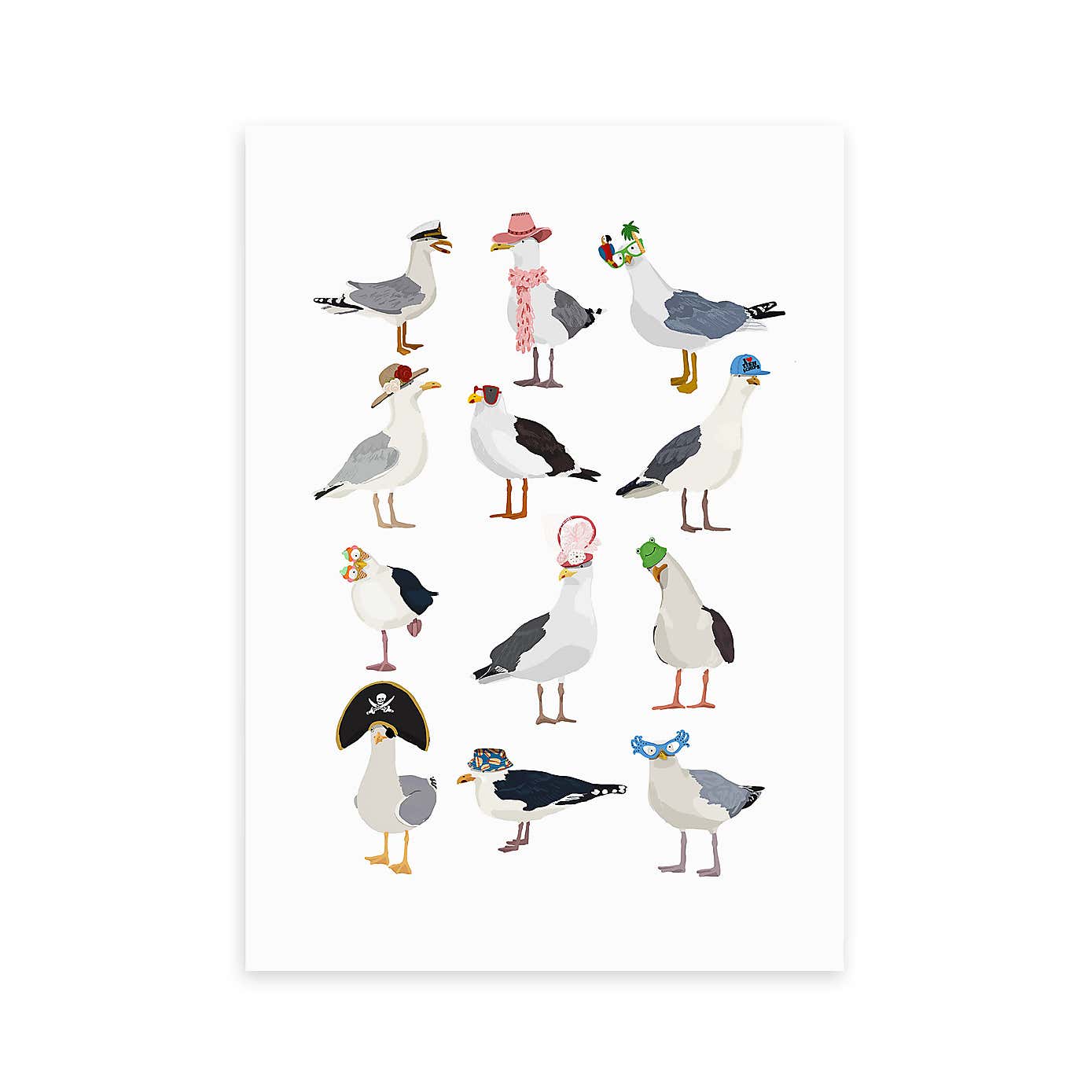 East End Prints Seagulls Print