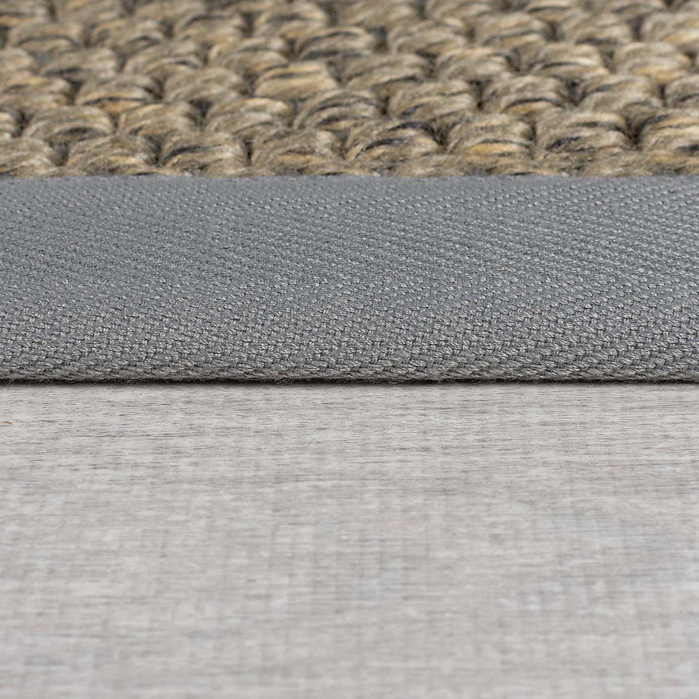 Sisal Look Washable Border Runner