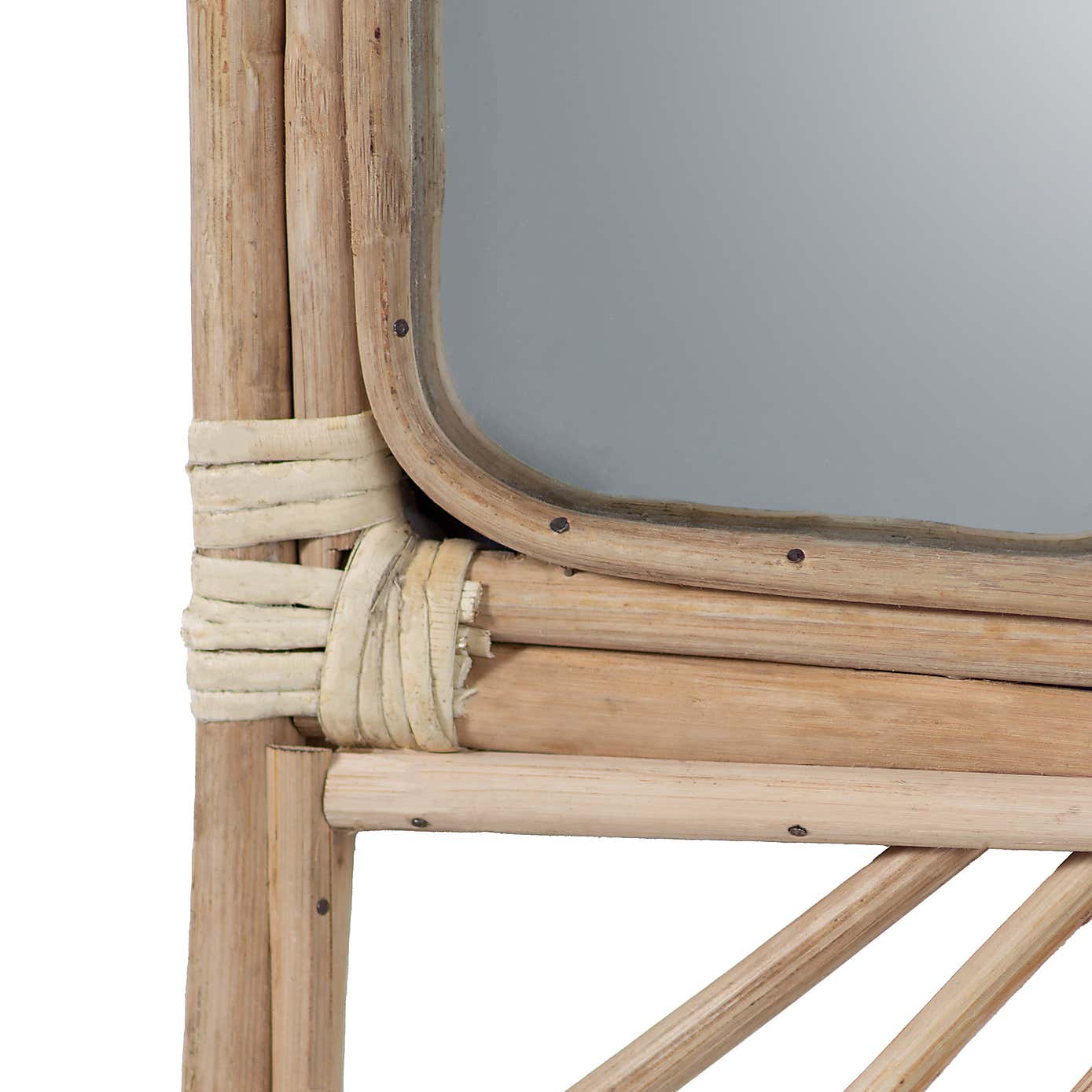 Ouko Rattan Rectangle Wall Mirror