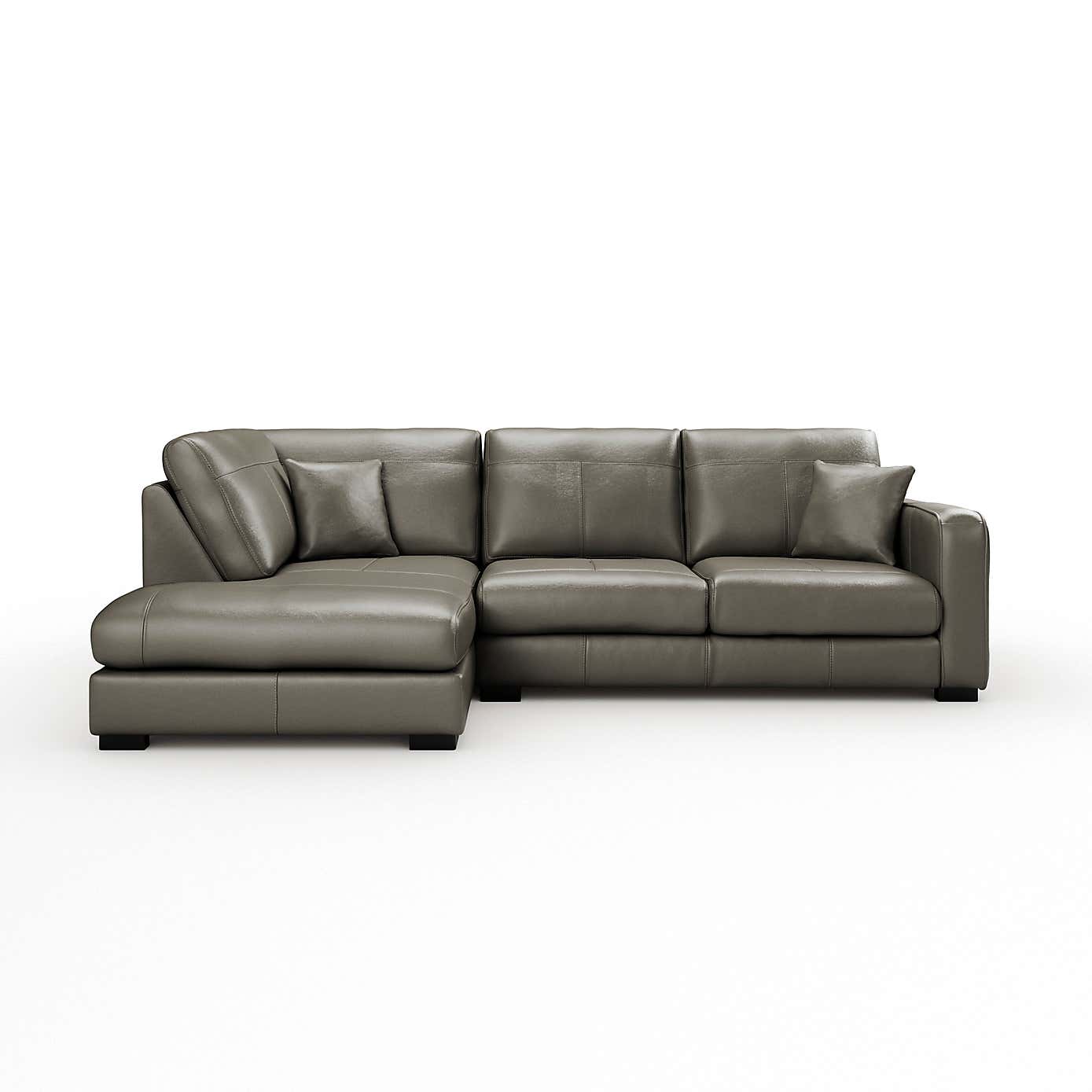 Carson Classic Leather Large Corner Chaise Sofa