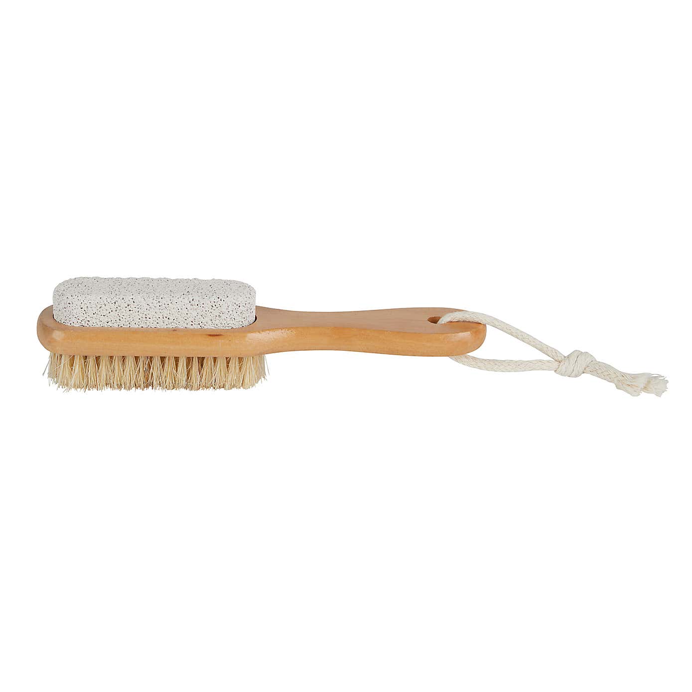 Wooden Foot Brush and Pumic Stone