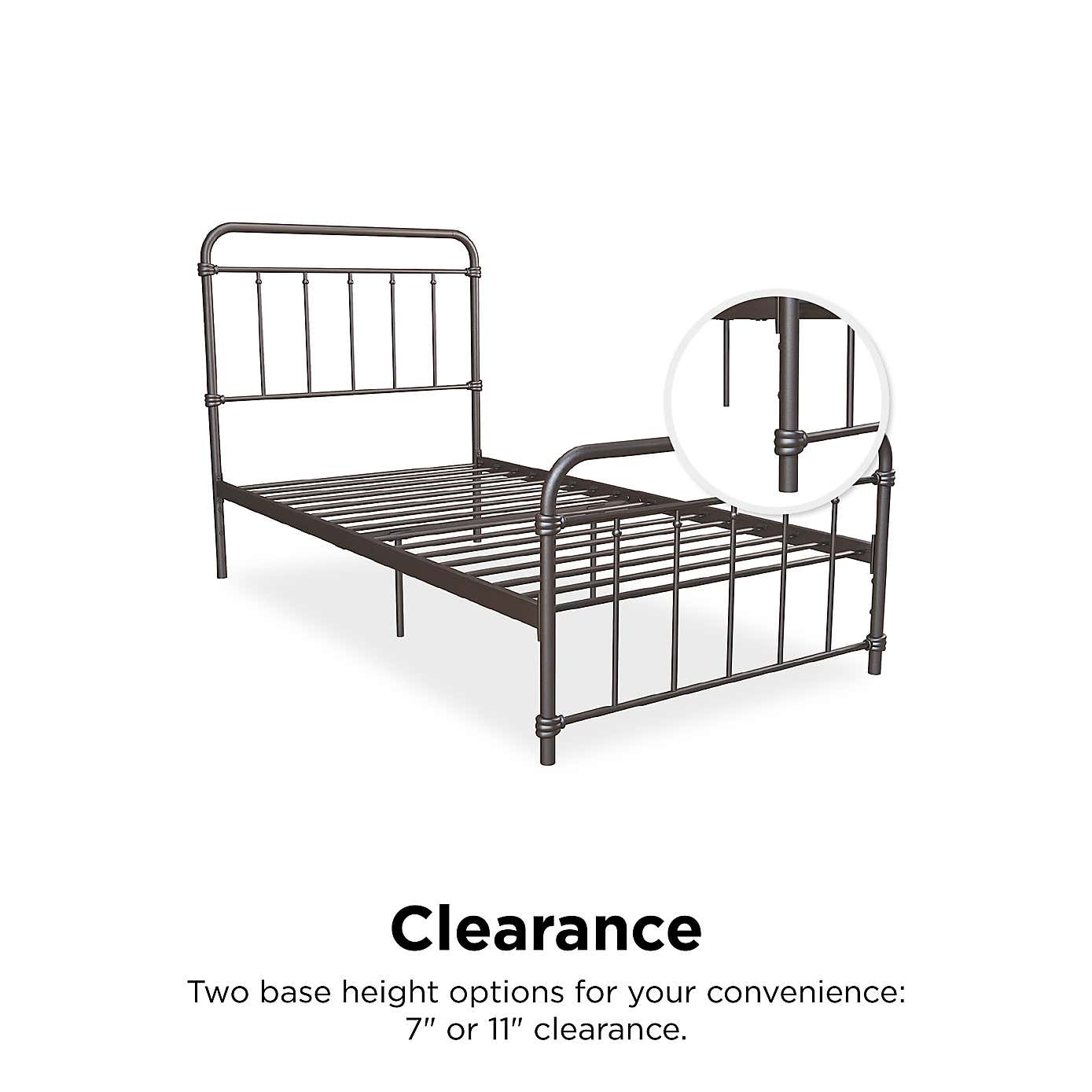 Dorel Home Wallace Metal Bed