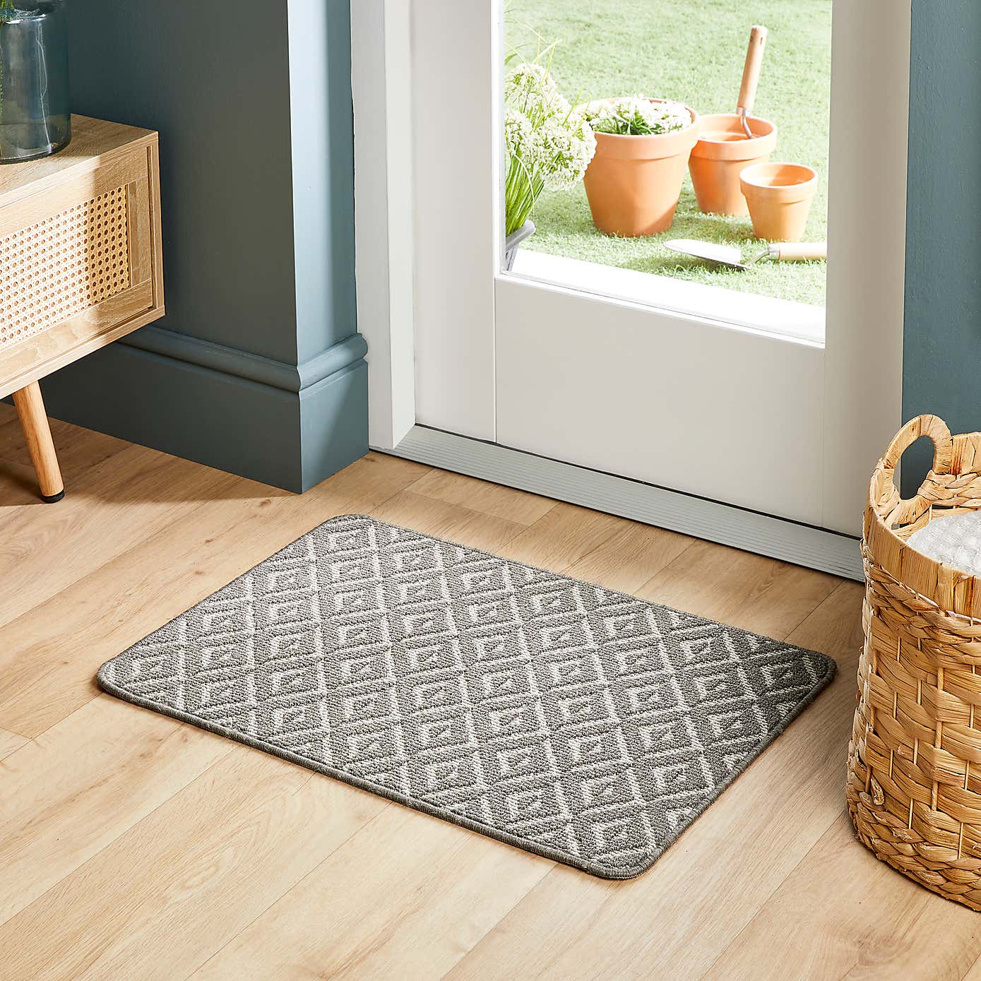 Marvel Geo Hard-wearing Washable Doormat