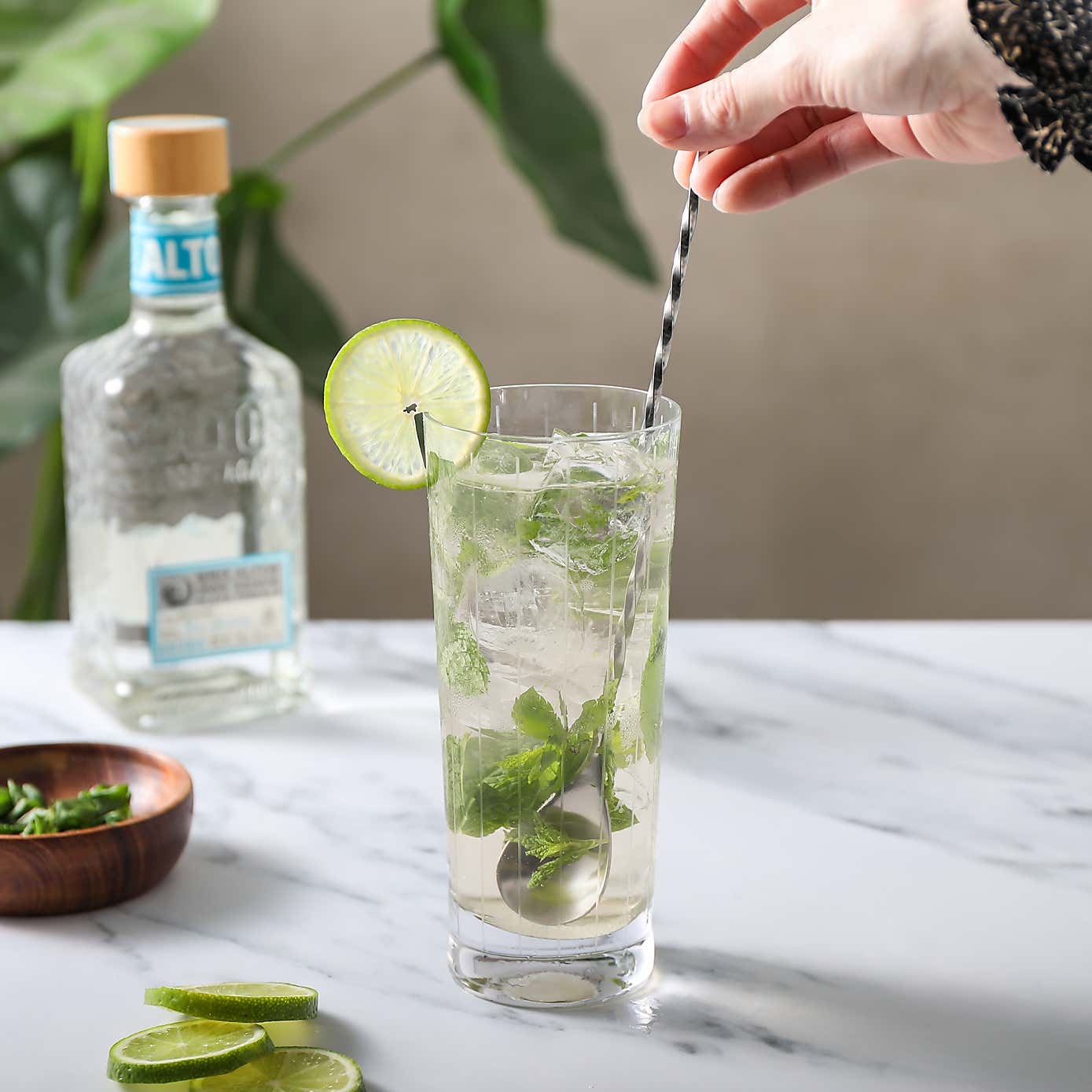 Set of 2 Stainless Steel Long Spoons