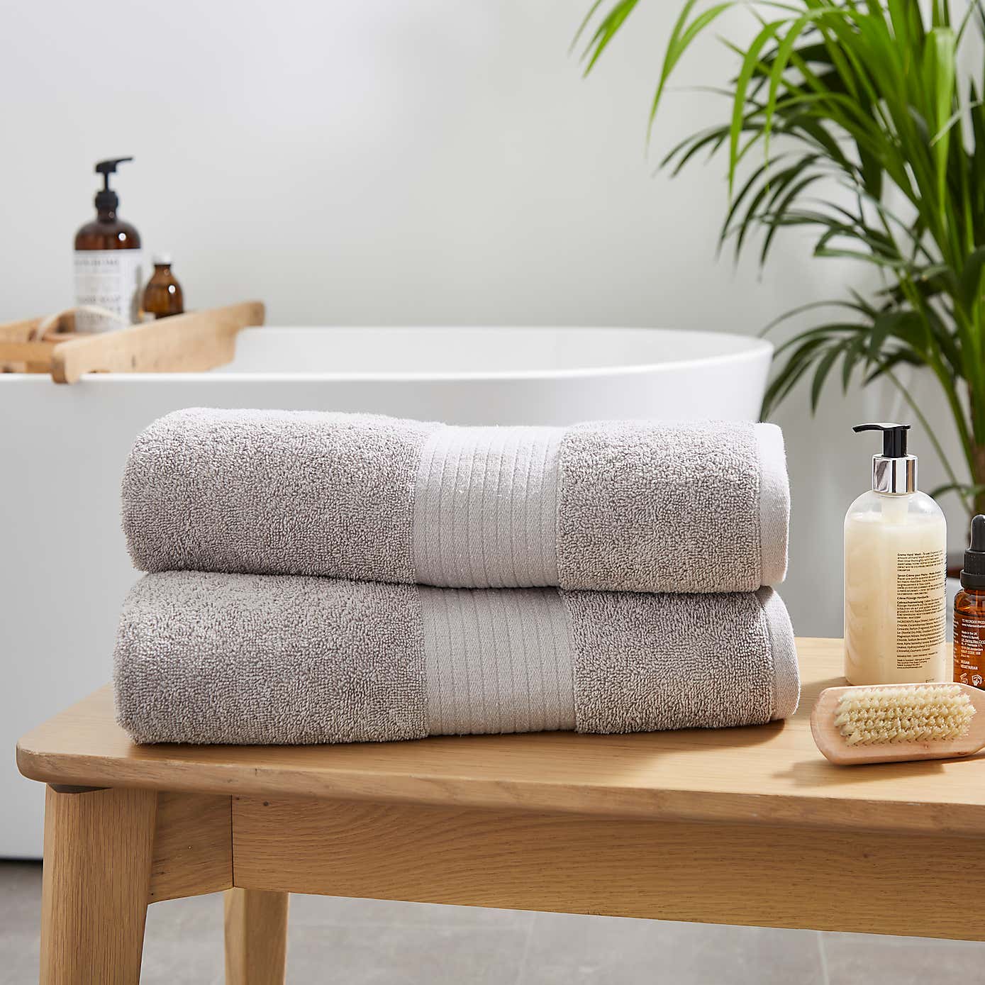 Set of 2 Cotton Bath Sheets