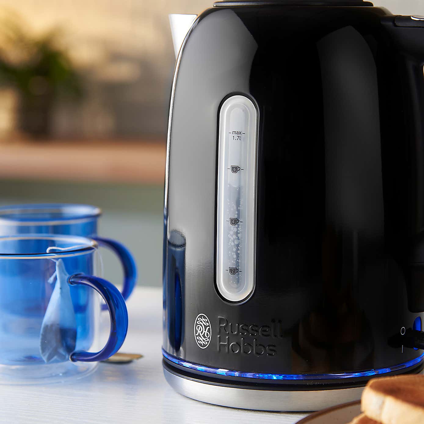 Russell Hobbs Brushed Stainless Steel 1.7L Quiet Boil Kettle