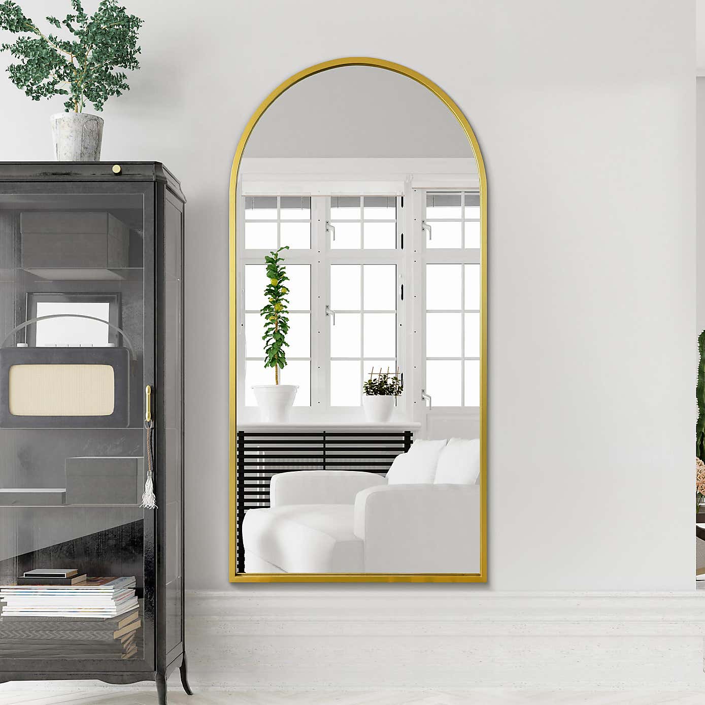 Arcus Arched Indoor Outdoor Full Length Wall Mirror