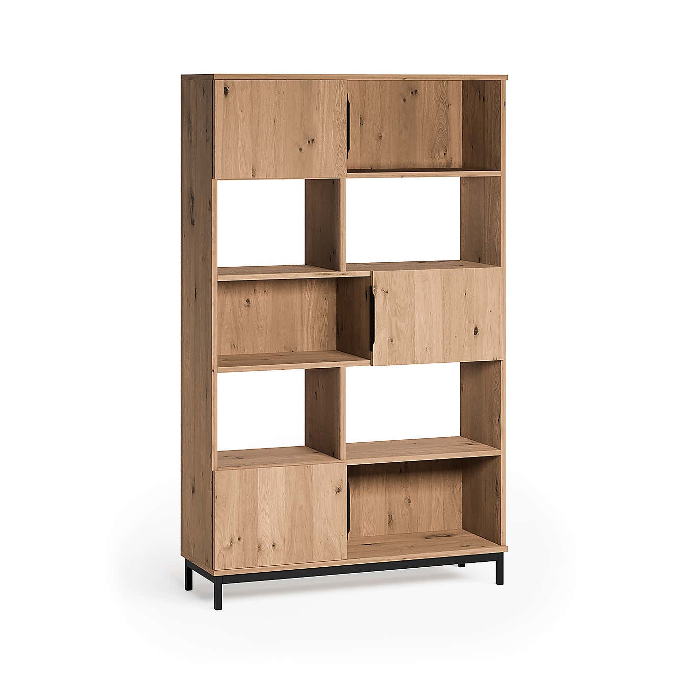 Reynolds Shelving Unit, Rustic Oak Effect  