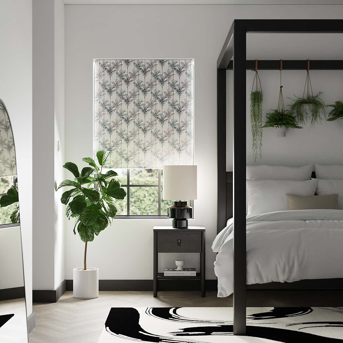 Palm Blackout Roller Blind