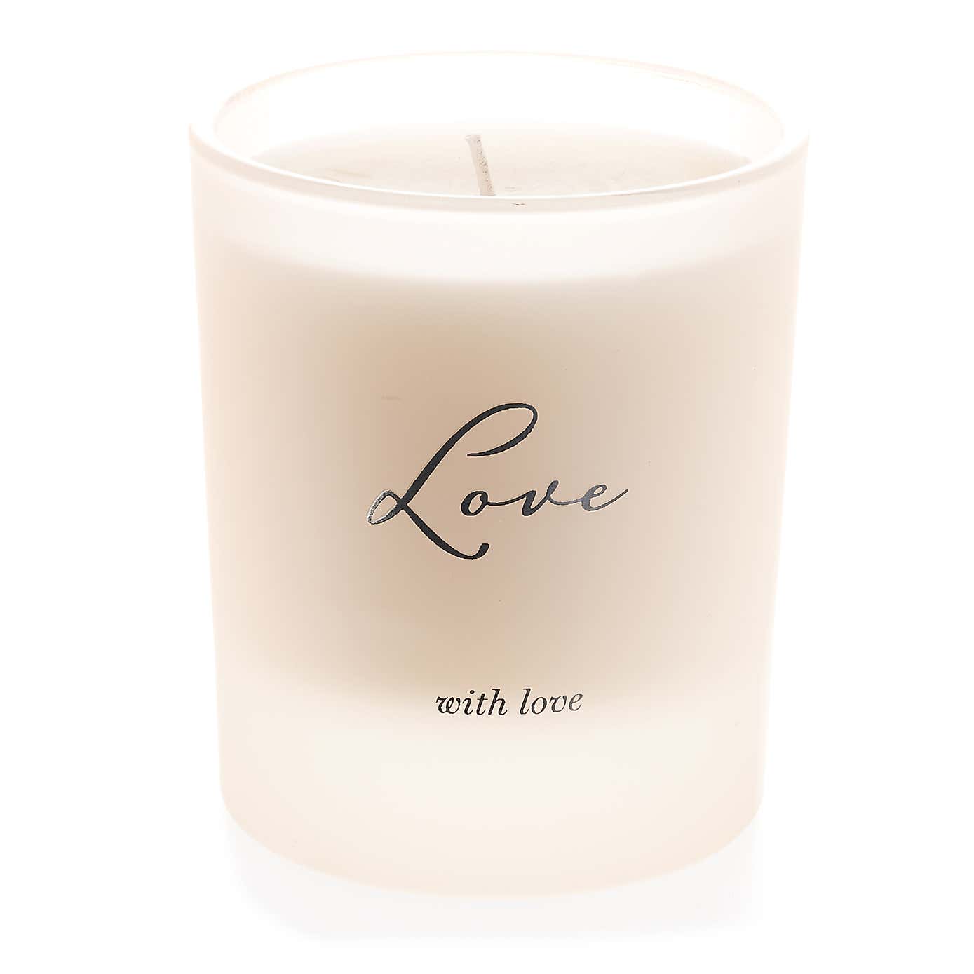 Amore White Blossom Love Candle