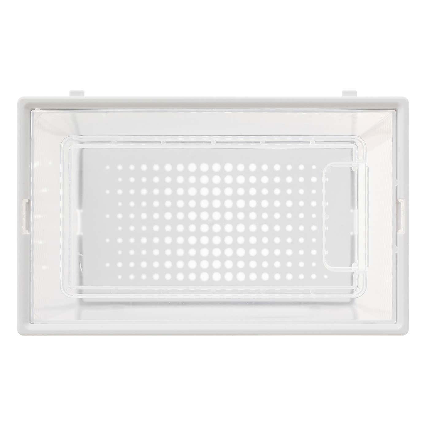 Stackable Set of 4 Clear Shoe Boxes