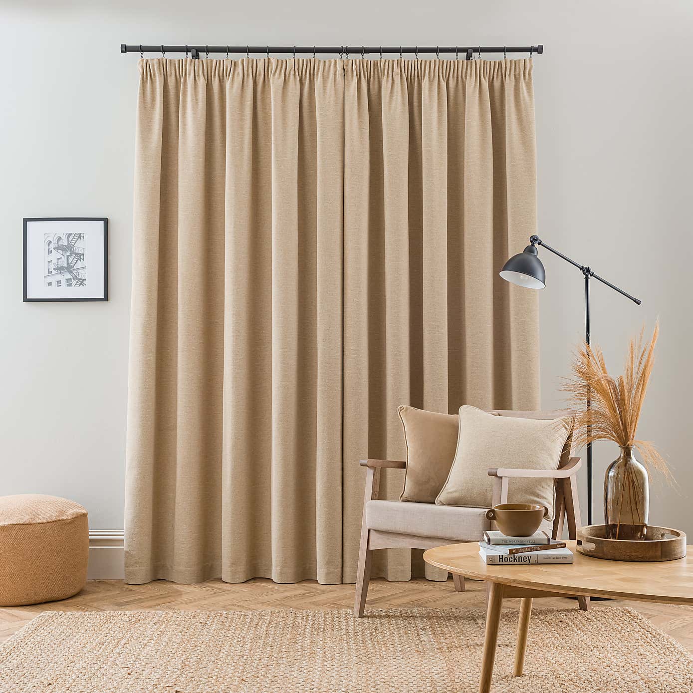 Calista Pencil Pleat Curtains